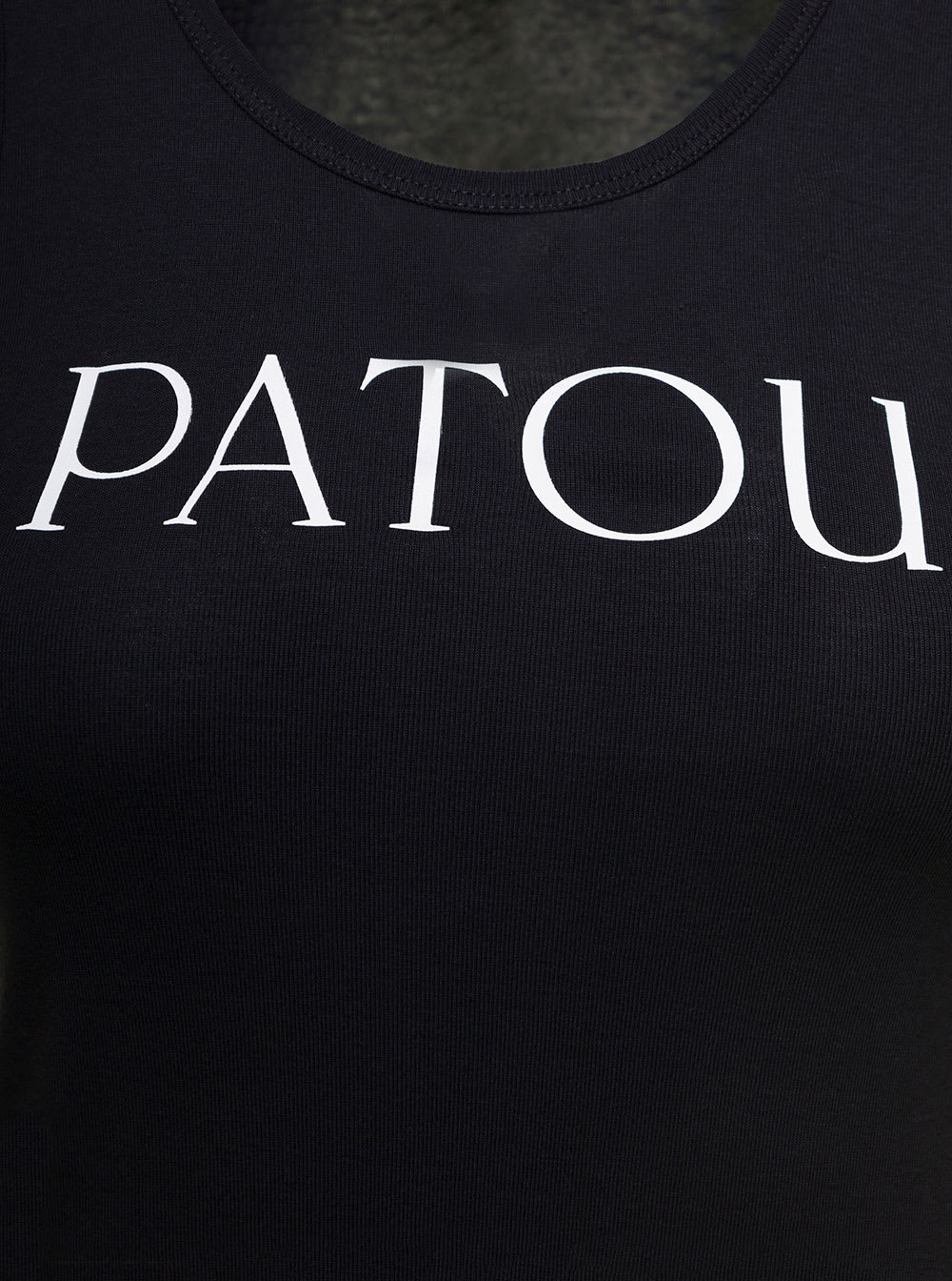 Shop Patou Iconic Tank Top In Nero