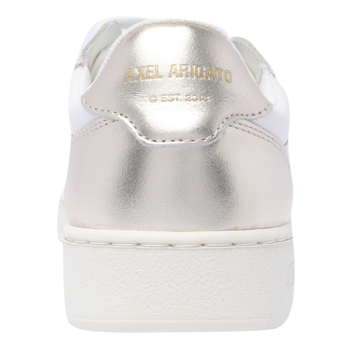 Shop Axel Arigato Dice Lo Sneakers In White / Gold