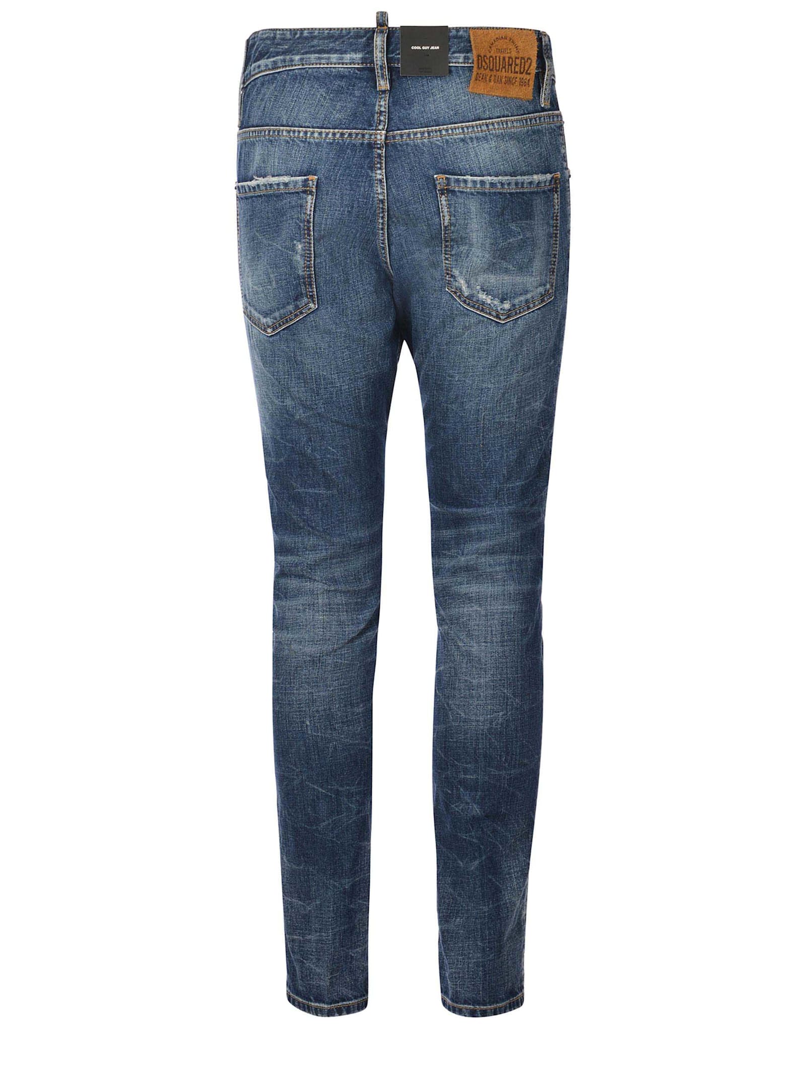 Shop Dsquared2 Jeans  Cool Guy Made Of Denim In Denim Blu