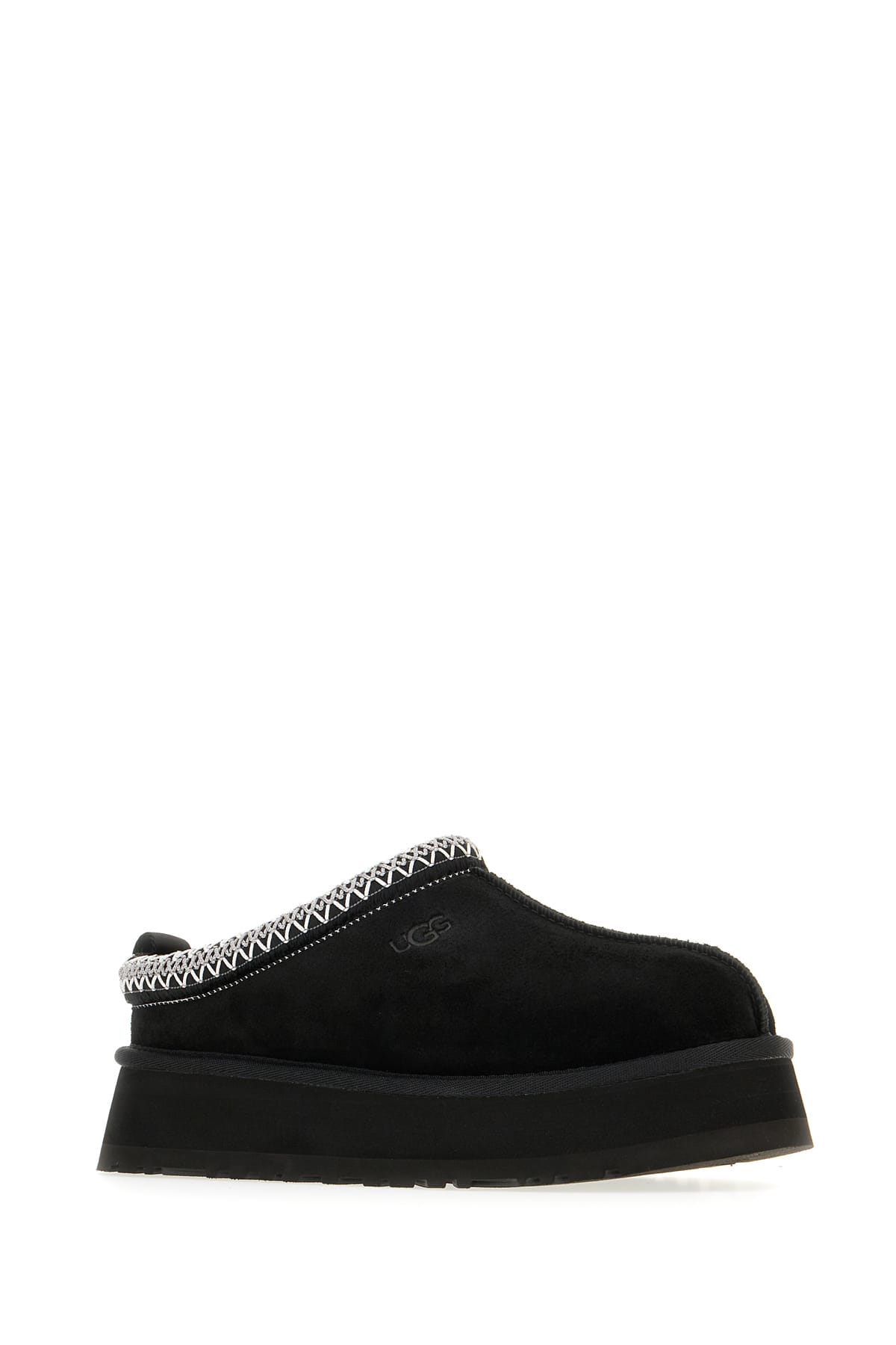 Ugg Tasman Slip-on Shearling Flat Mules In Black