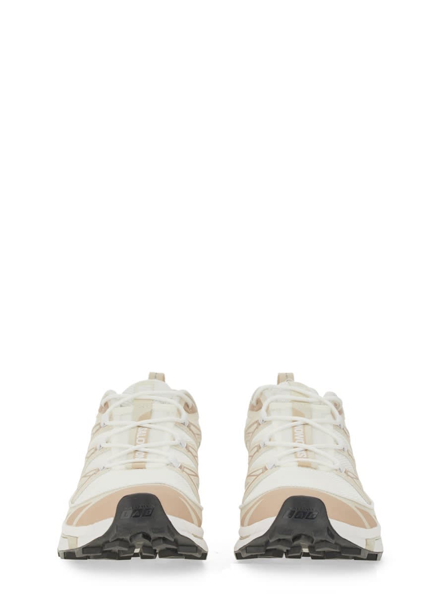 Salomon Fabric Xt-6 Sneakers Mesh Panels In White