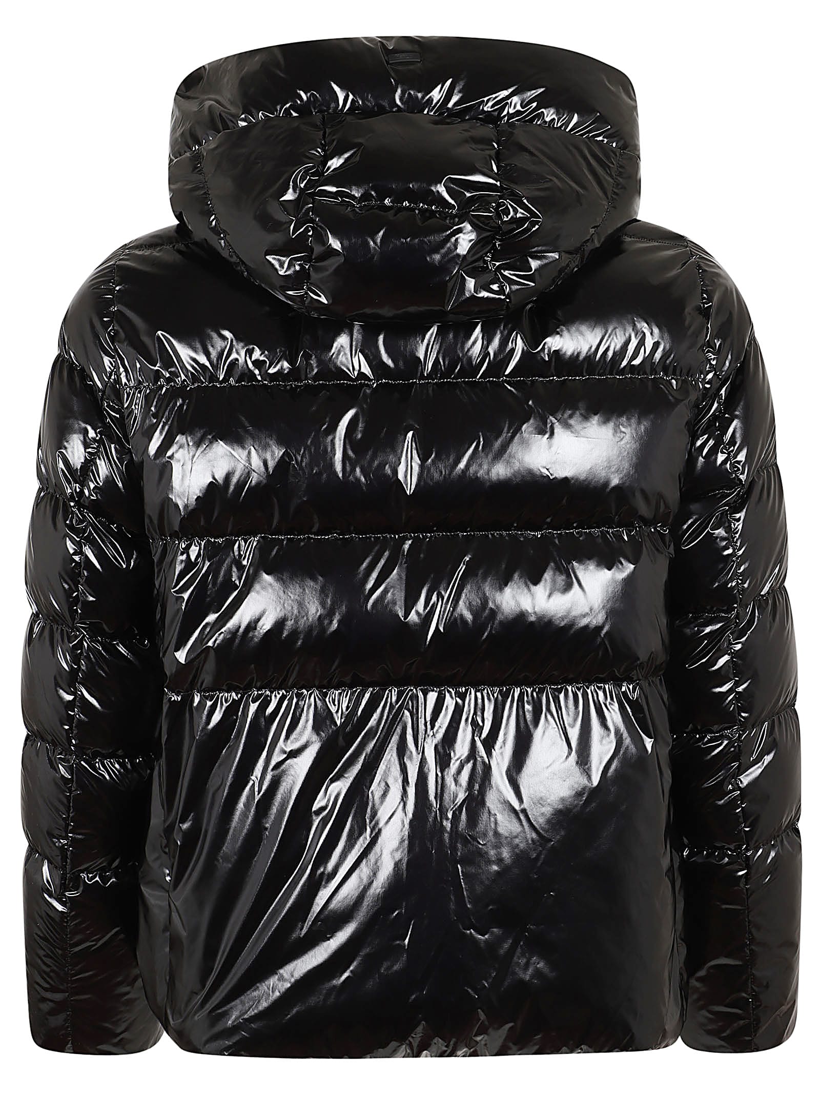 Shop Herno Women`s Down Jacket In Nero