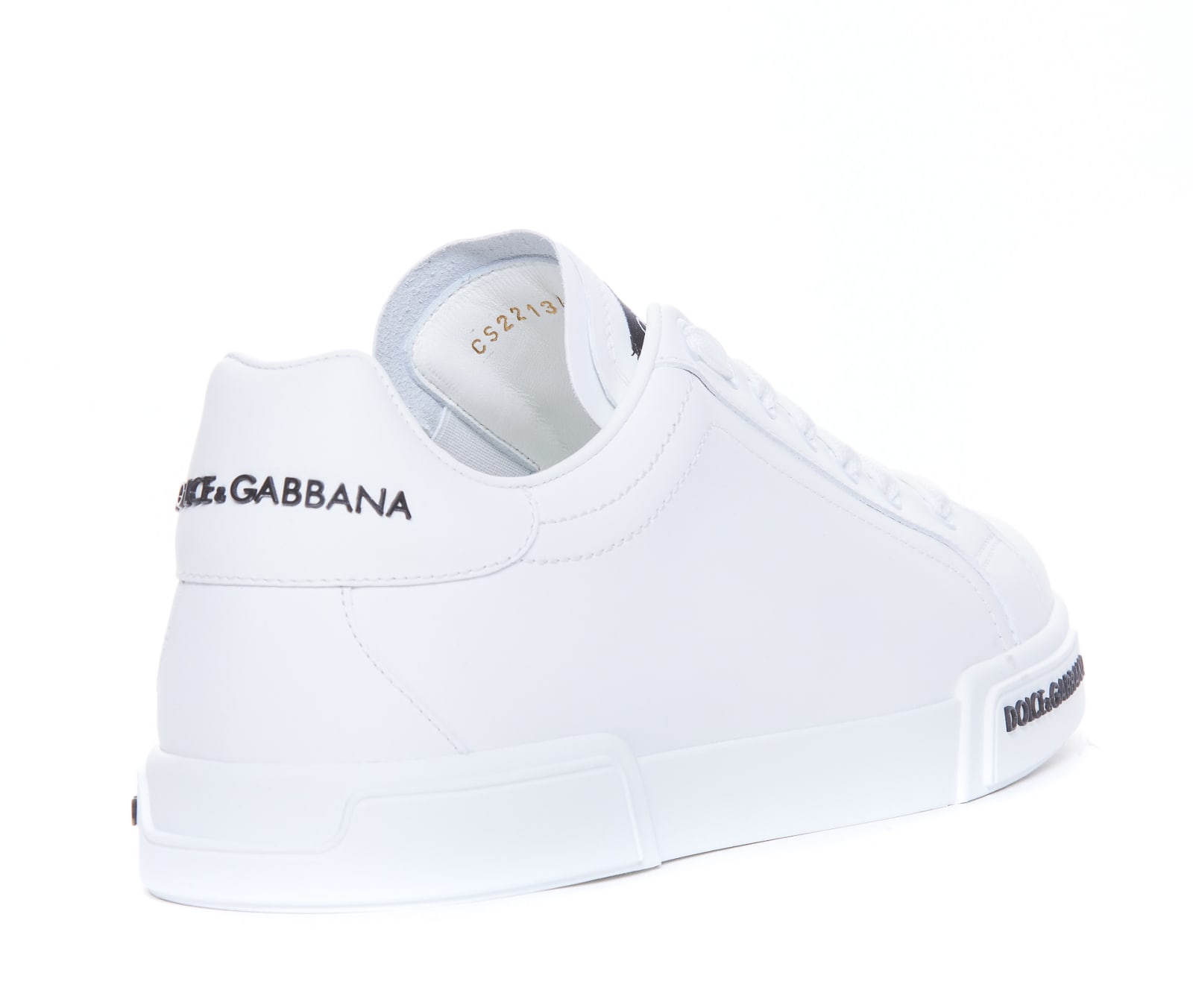 Shop Dolce & Gabbana Portofino Sneakers In Bianco