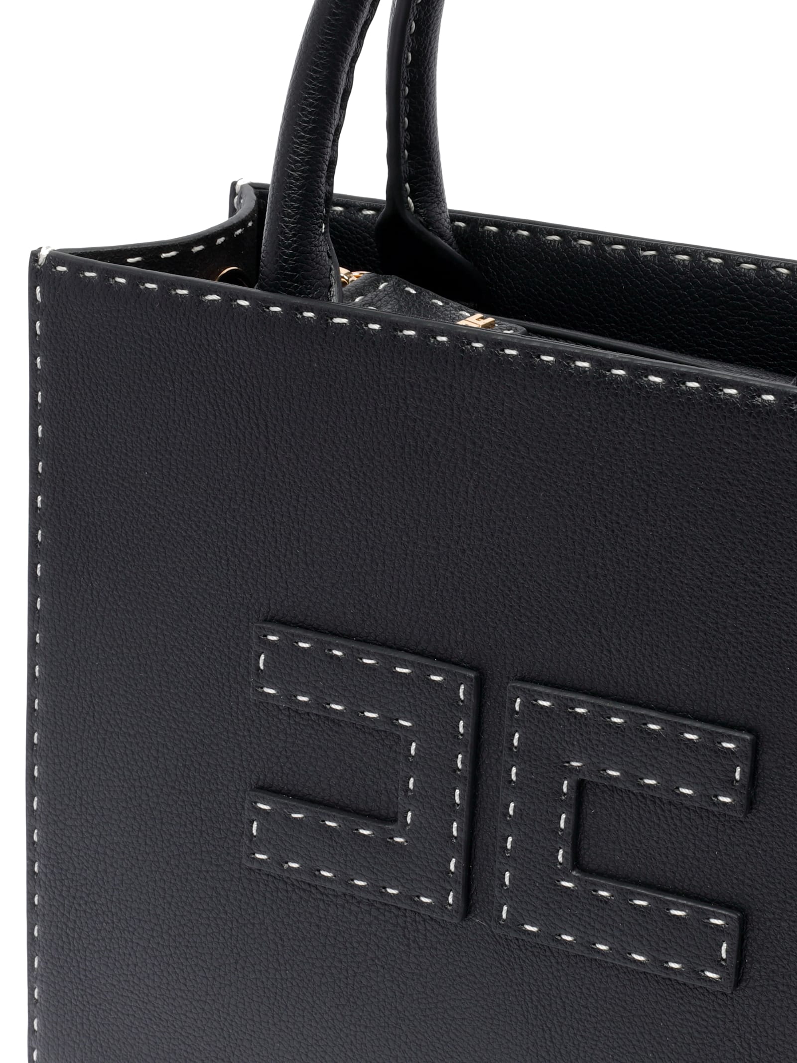 ELISABETTA FRANCHI LOGO HANDBAG