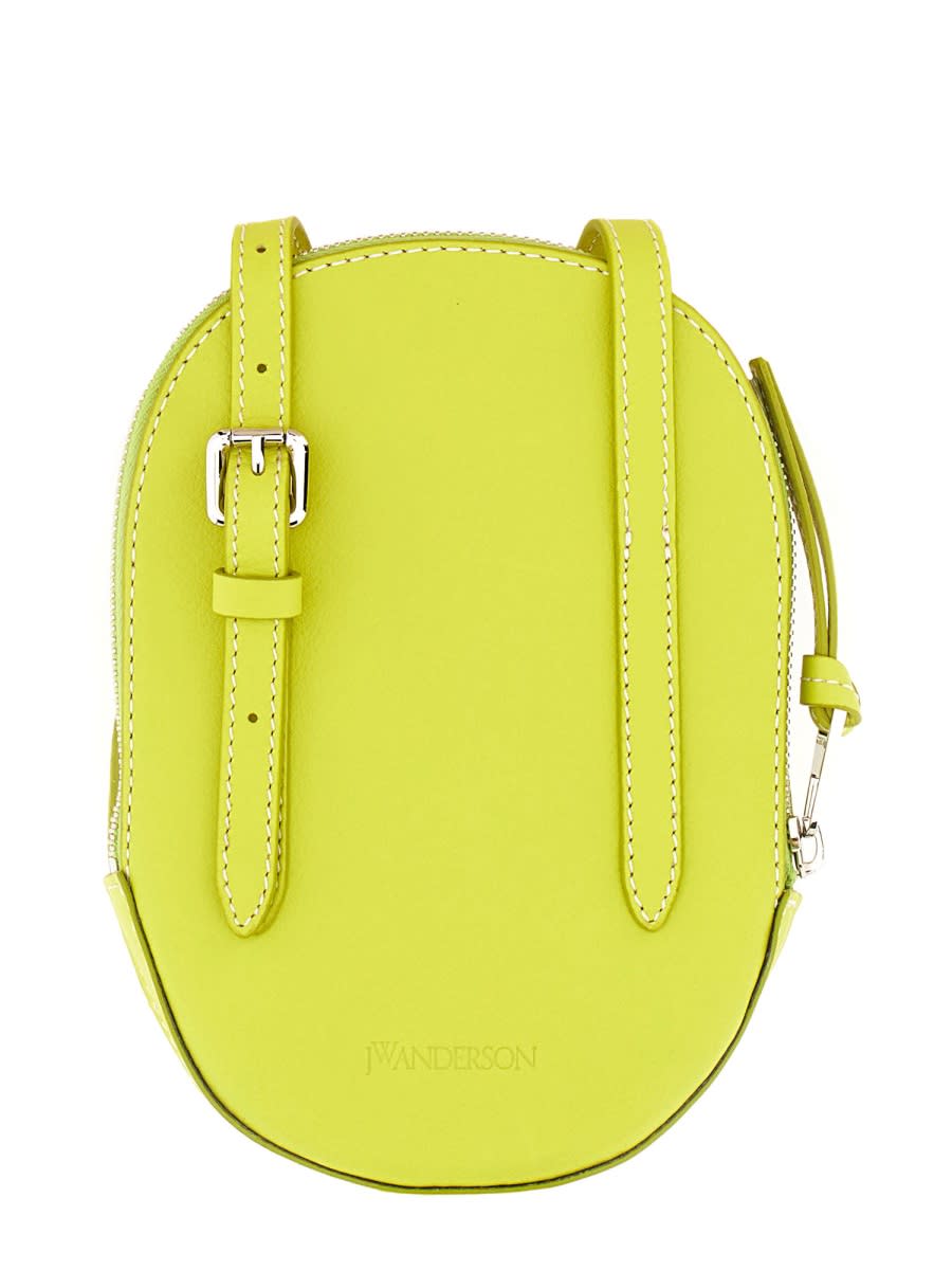 Jw Anderson Shoulder Bag Cap In Lime
