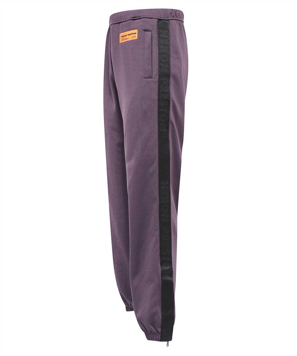Heron Preston Contrast Side Stripes Trousers In Purple