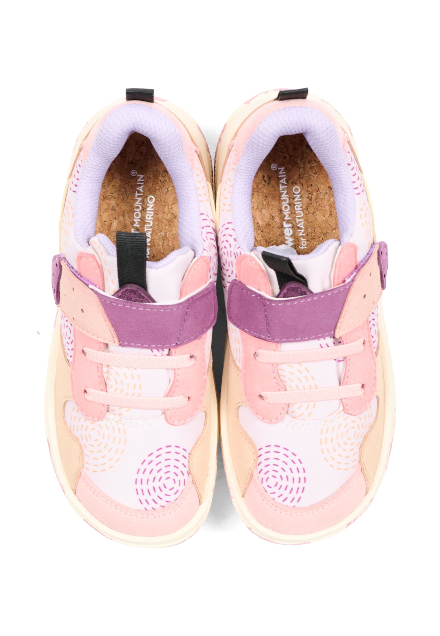 Flower Mountain Pink Sneakers For Girl In Pink