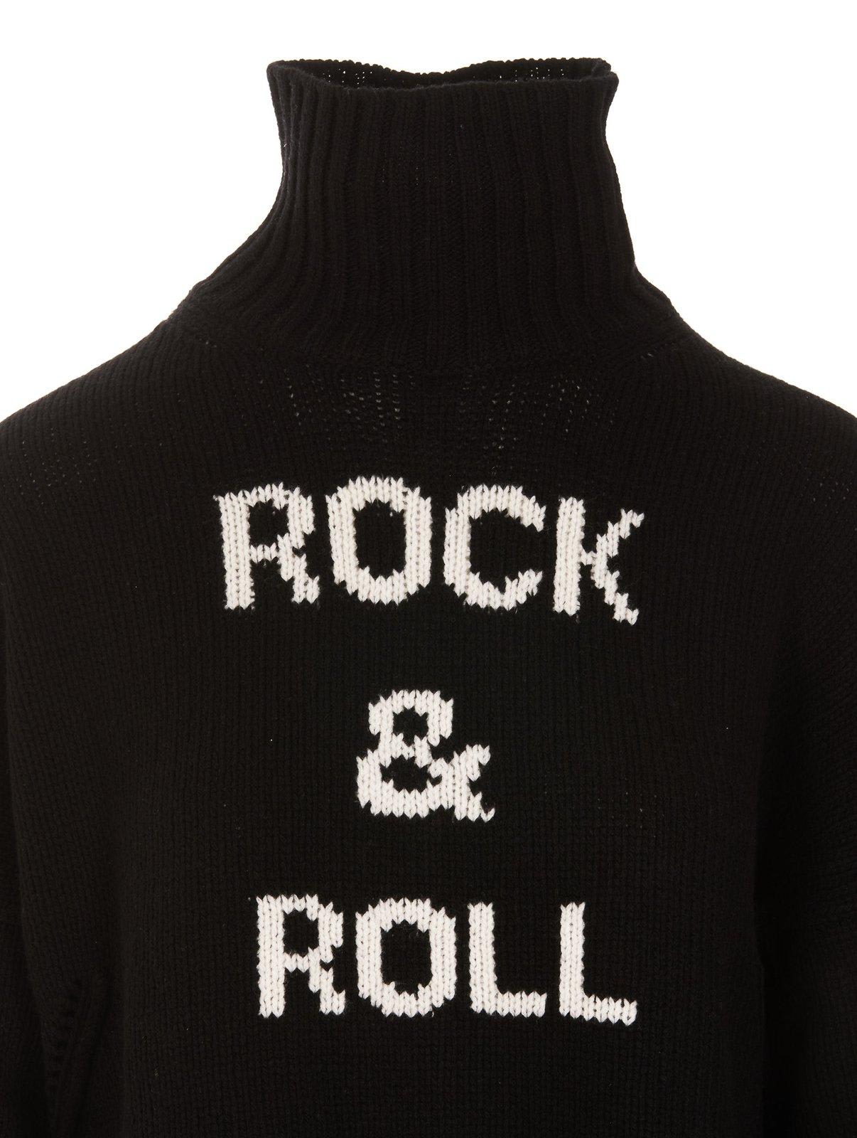 Shop Zadig &amp; Voltaire Alma Rock Knitted Jumper In Black