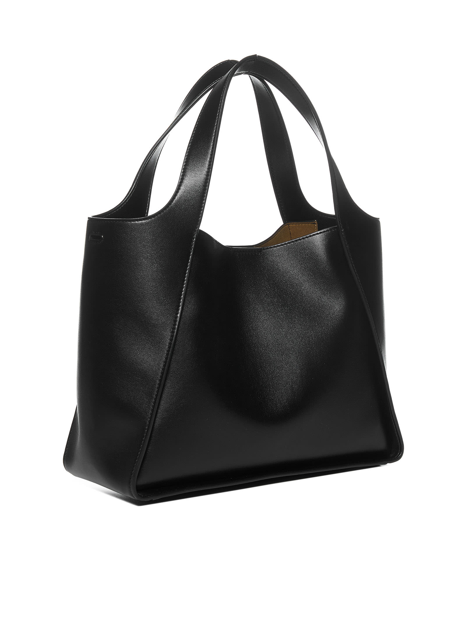 Stella Mccartney Stella Logo Shoulder Bag In Black