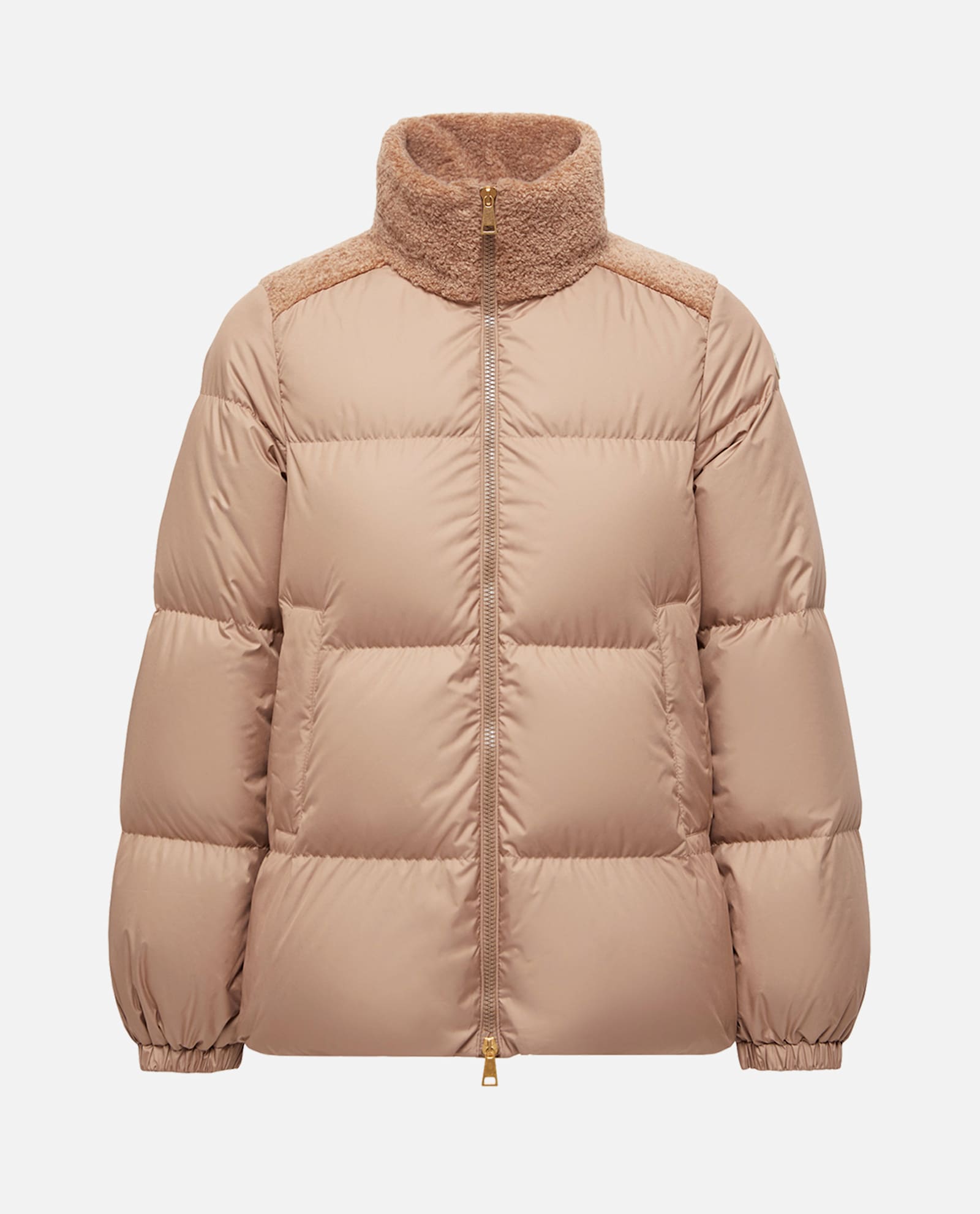 Moncler Esnaie Puffer Jacket In Brown