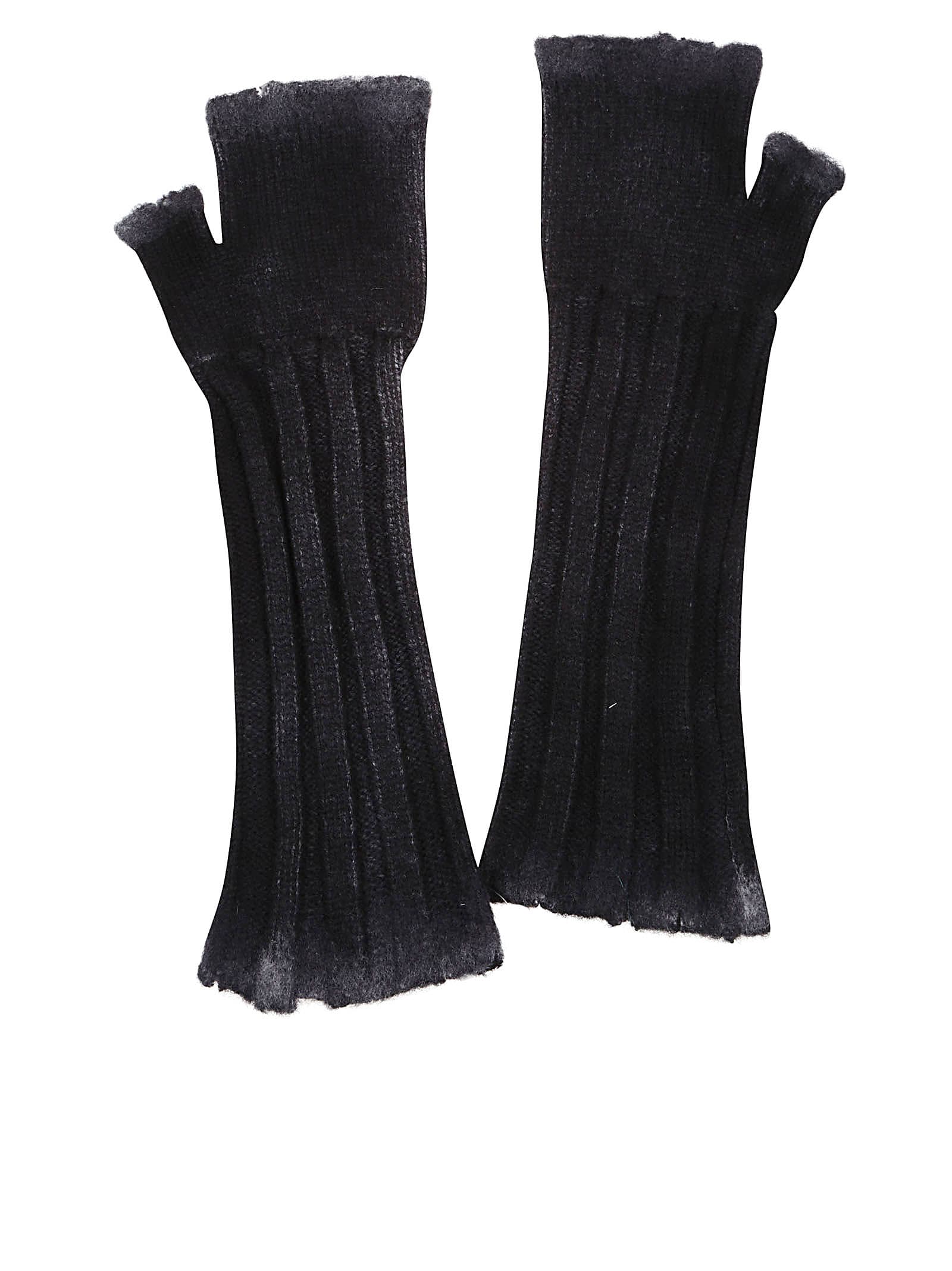 Shop Avant Toi Gloves Black
