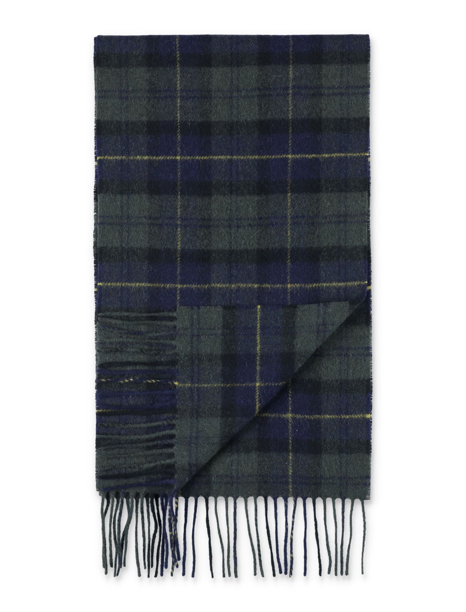 Barbour Scarf Check In Blue
