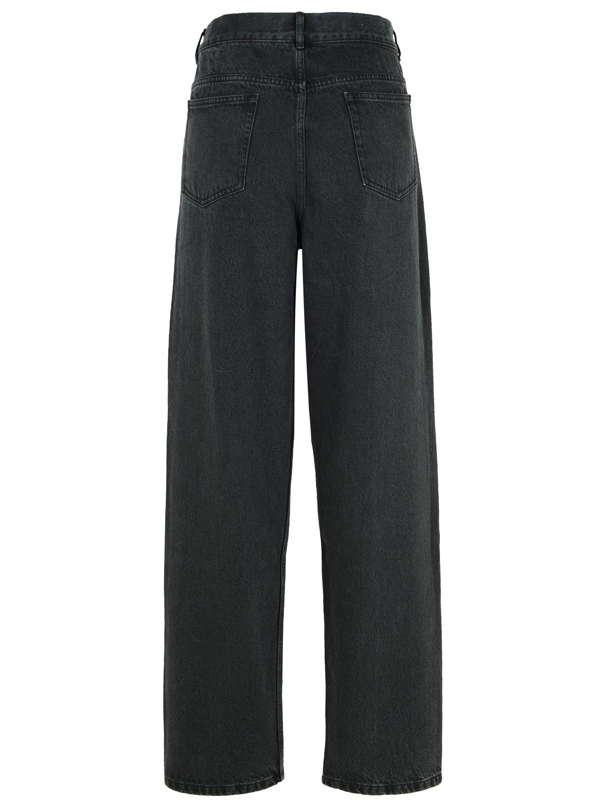 Shop Apc Fairfax Black Cotton Jeans