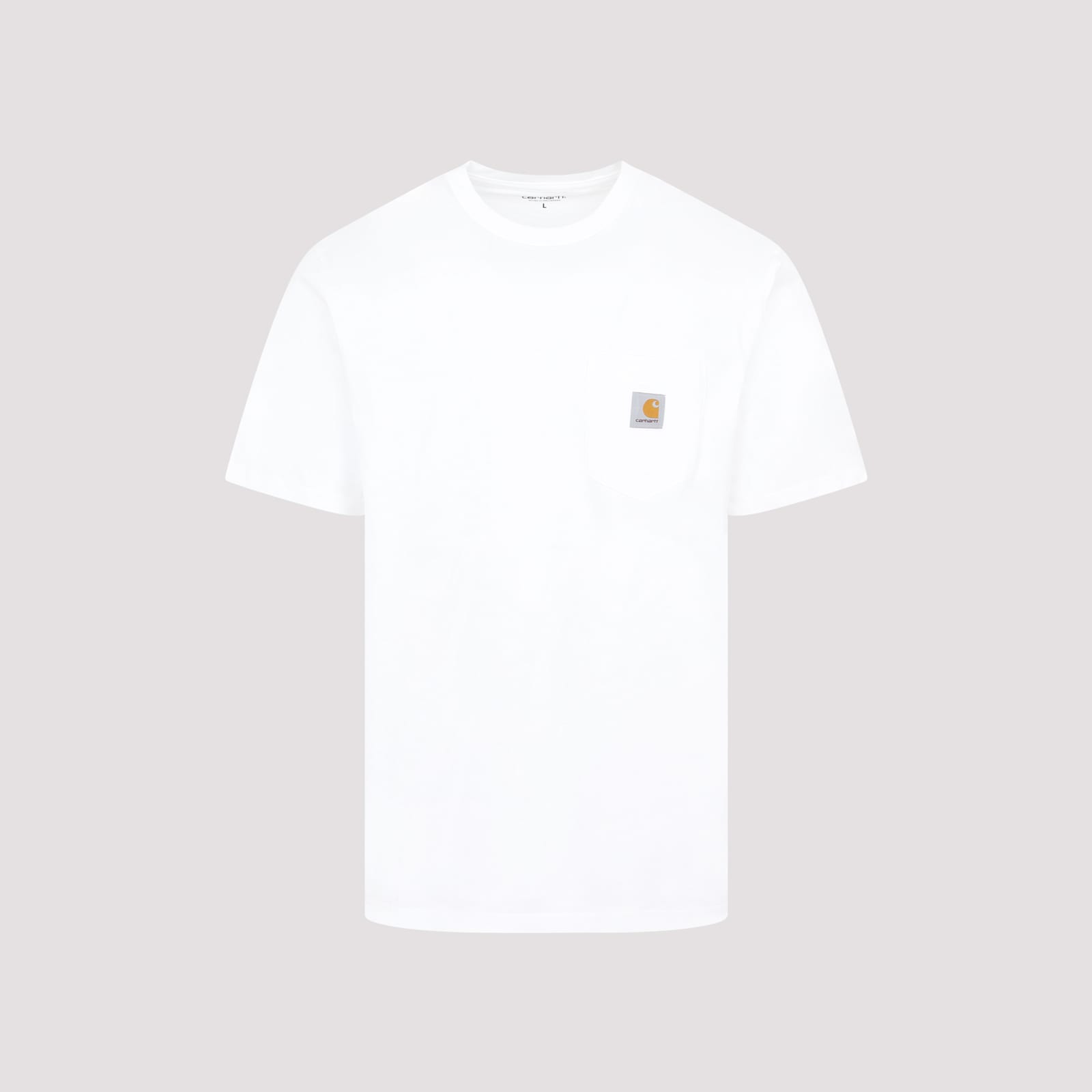Carhartt Cotton T-shirt With Logo Patch In White