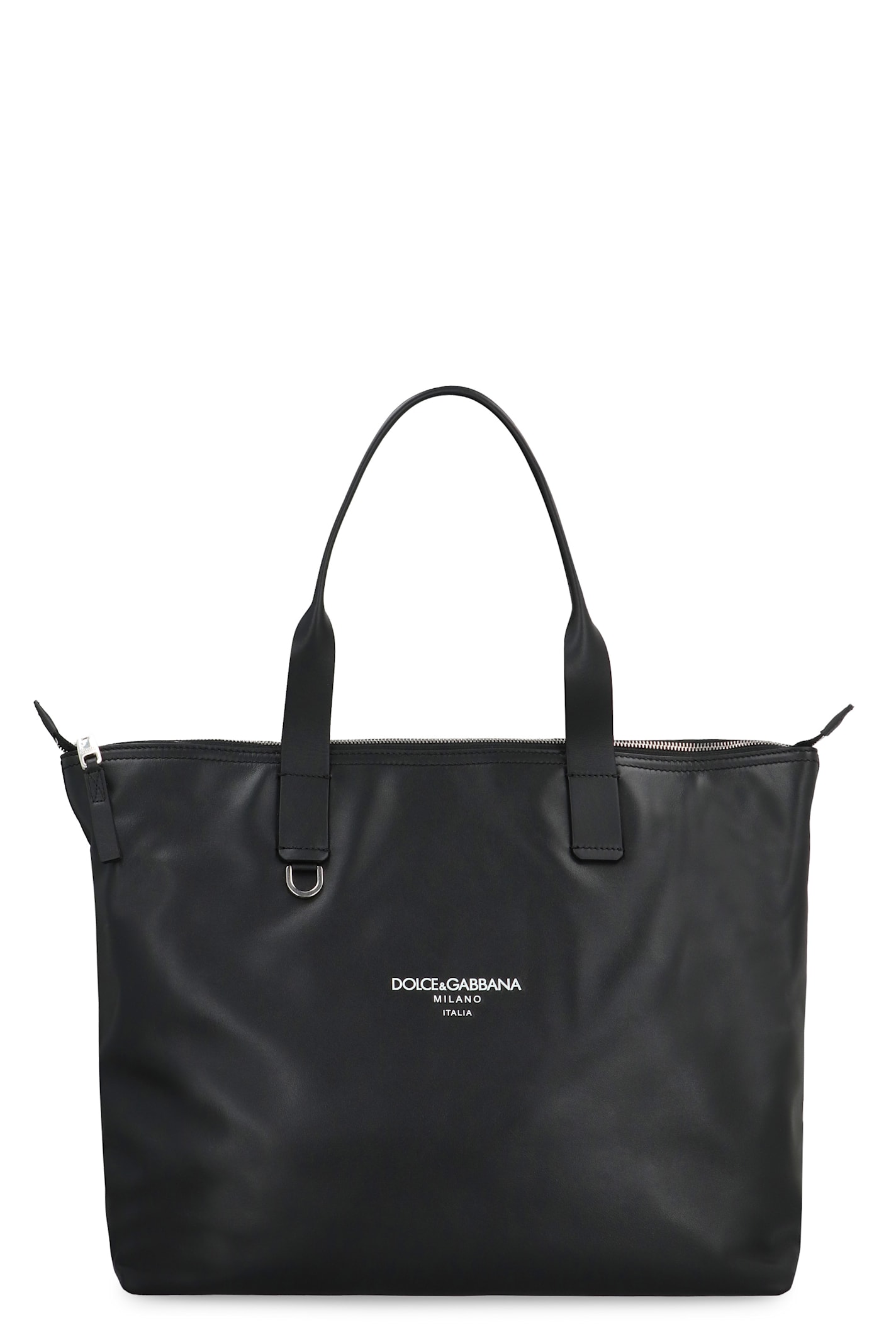 Media Smooth Leather Tote Bag