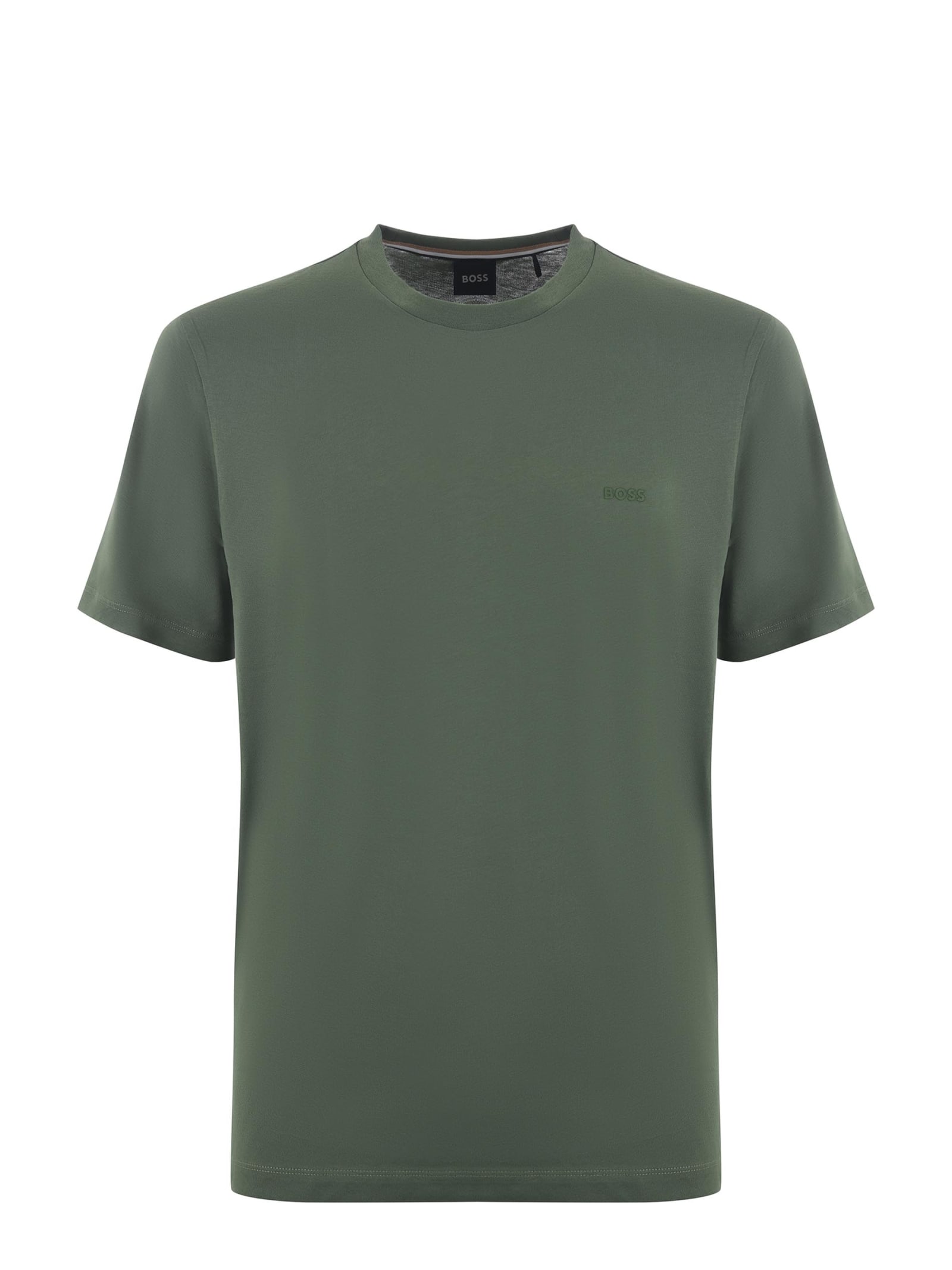 Shop Hugo Boss Boss T-shirt In Verde Militare
