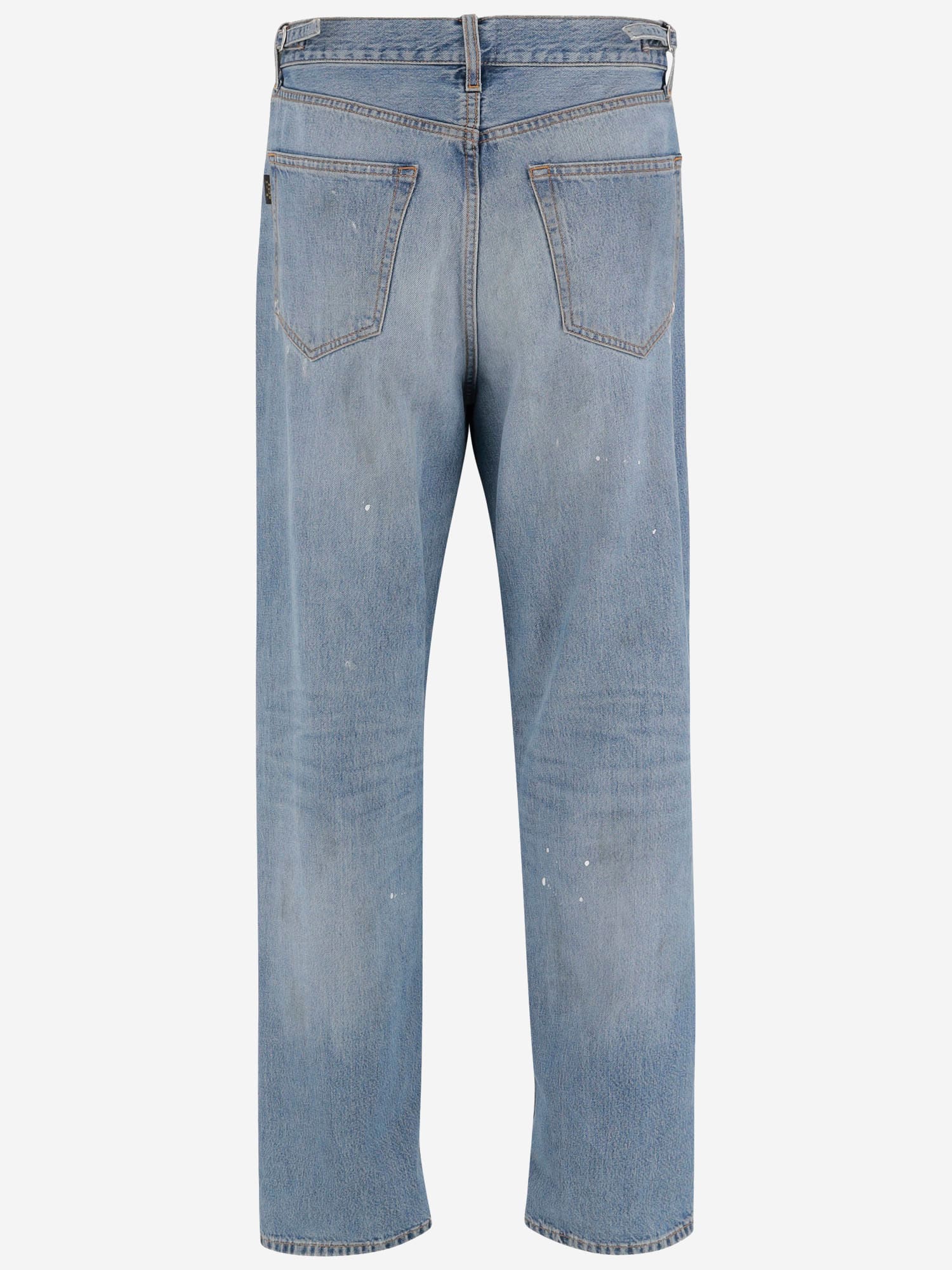 Haikure Slim Straight Leg Jeans With Five Pockets In Blue