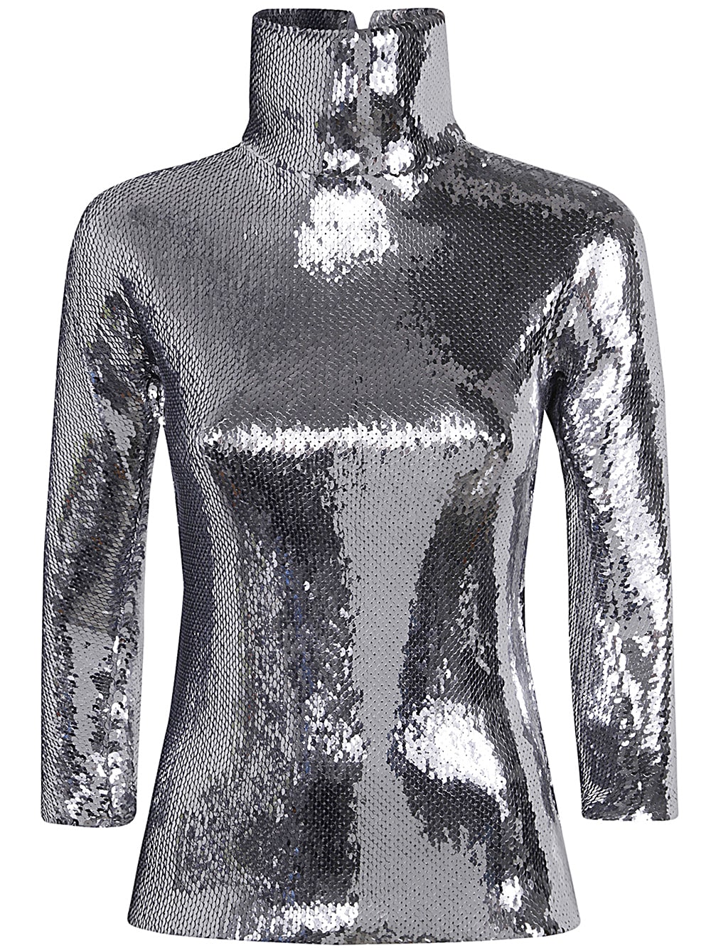 Shop N°21 Round Neck Jumper In Silver