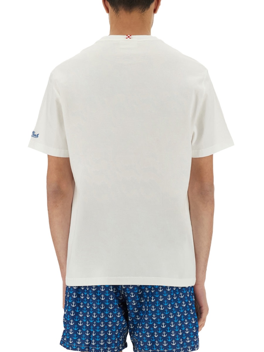 MC2 SAINT BARTH T-SHIRT WITH PRINT