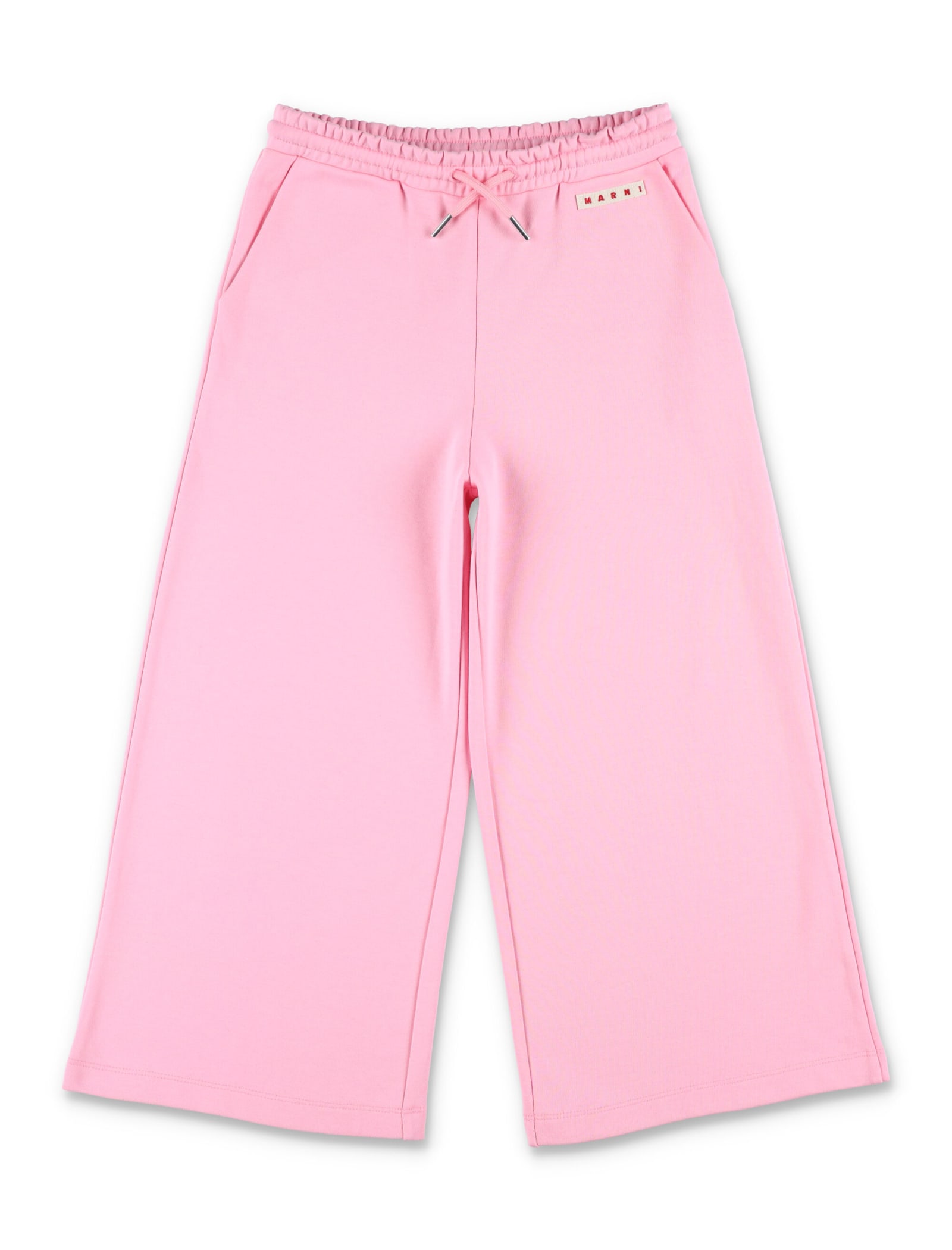 Shop Marni Logo Sweatpants In Pink