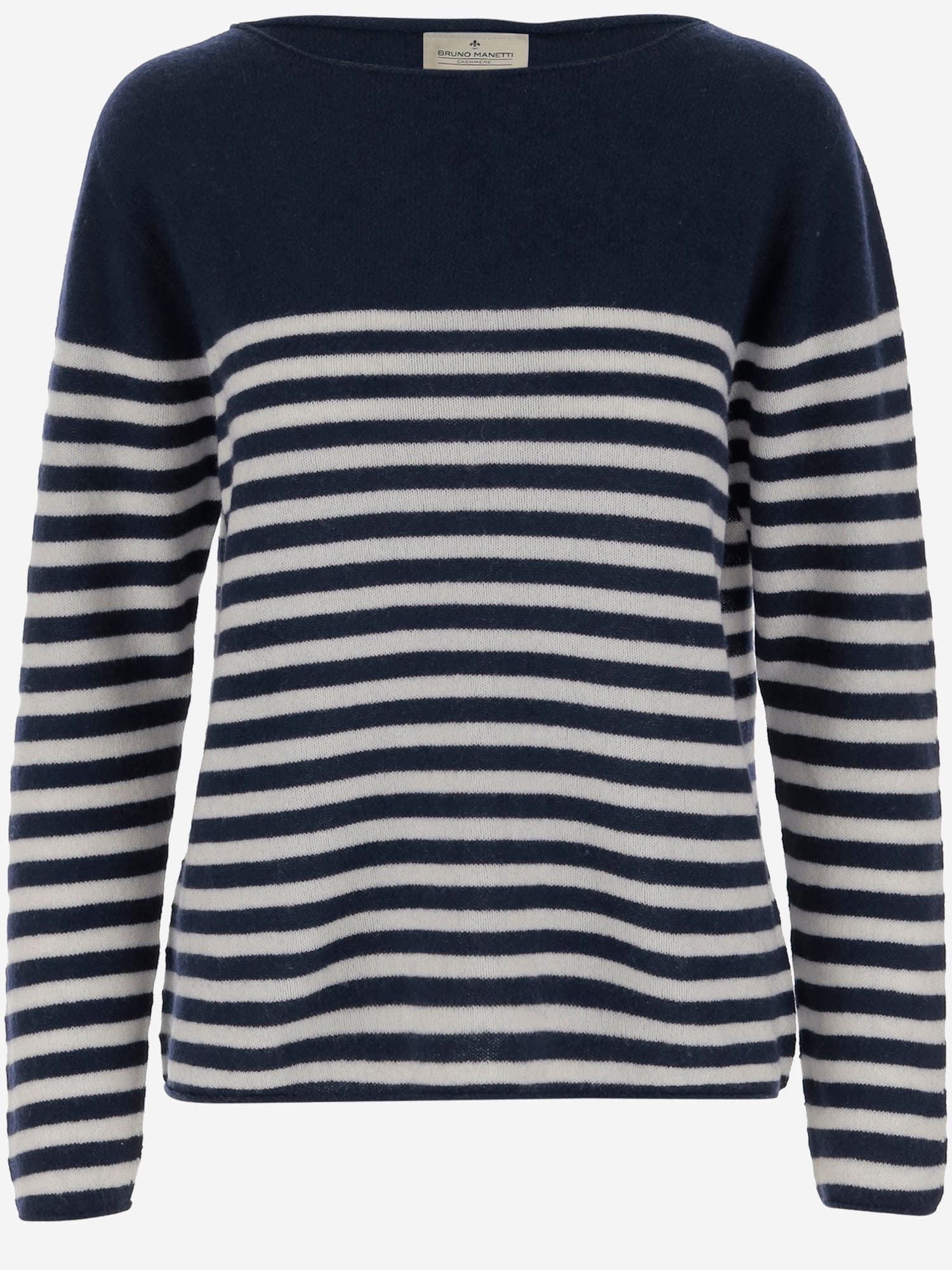 Cashmere Sweater With Striped Pattern