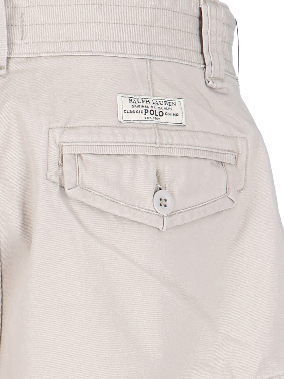 Shop Polo Ralph Lauren Cargo Pants In Beige