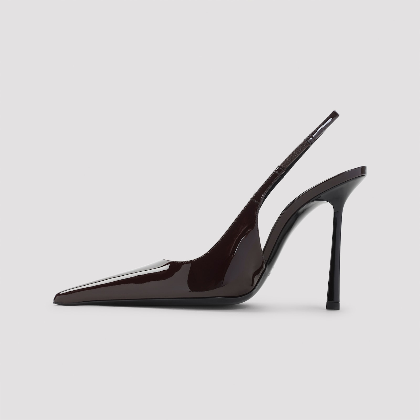 Saint Laurent 110mm Vendome Slingback Pointed-toe Pumps In Black