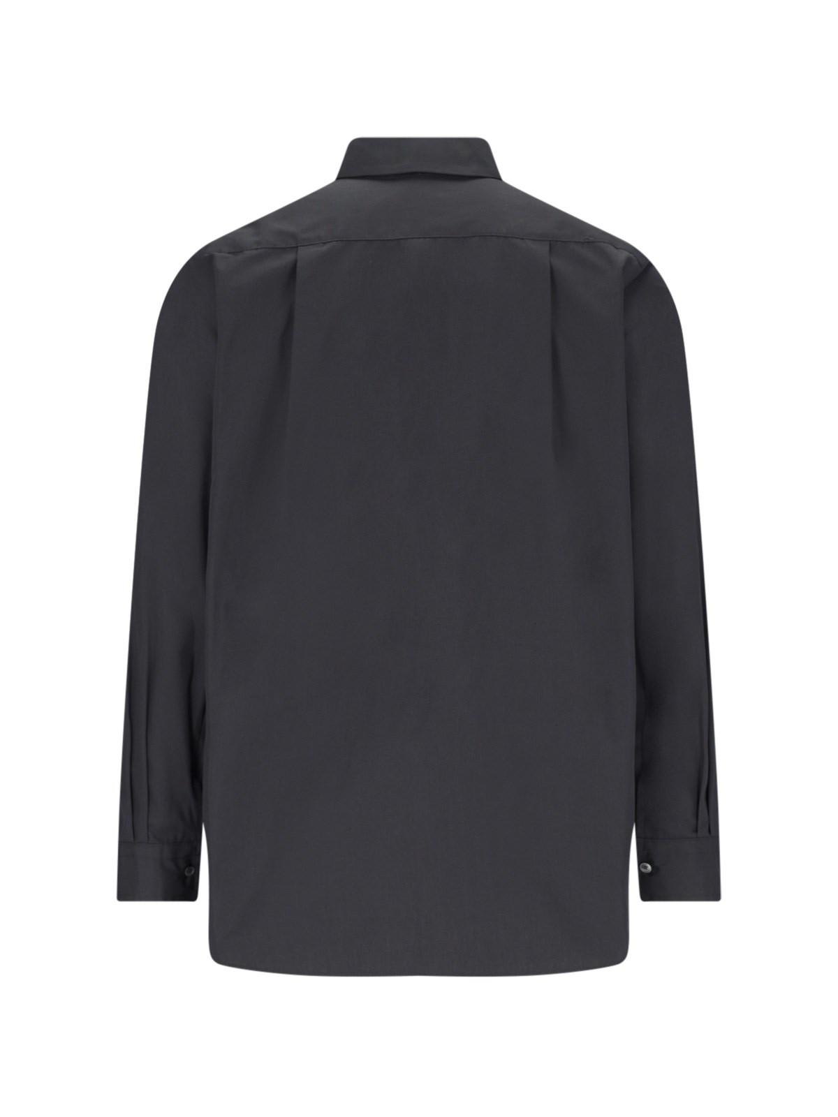 Shop Sacai Long-sleeved Shirt In Black 001