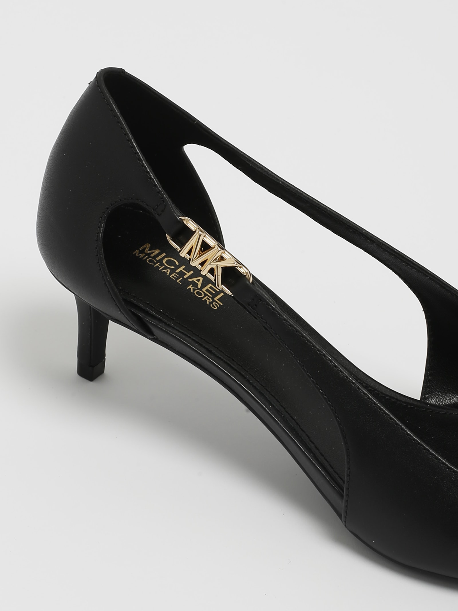 Michael Kors Veronica Kitten Pump Pump In Nero
