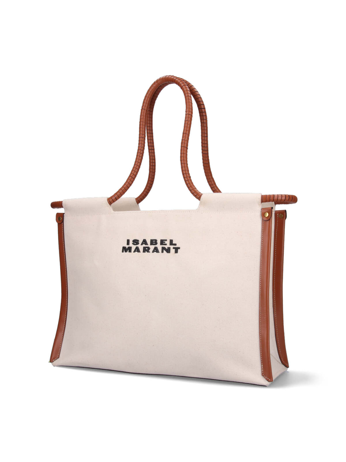 Shop Isabel Marant Toledo Tote Bag In Crema
