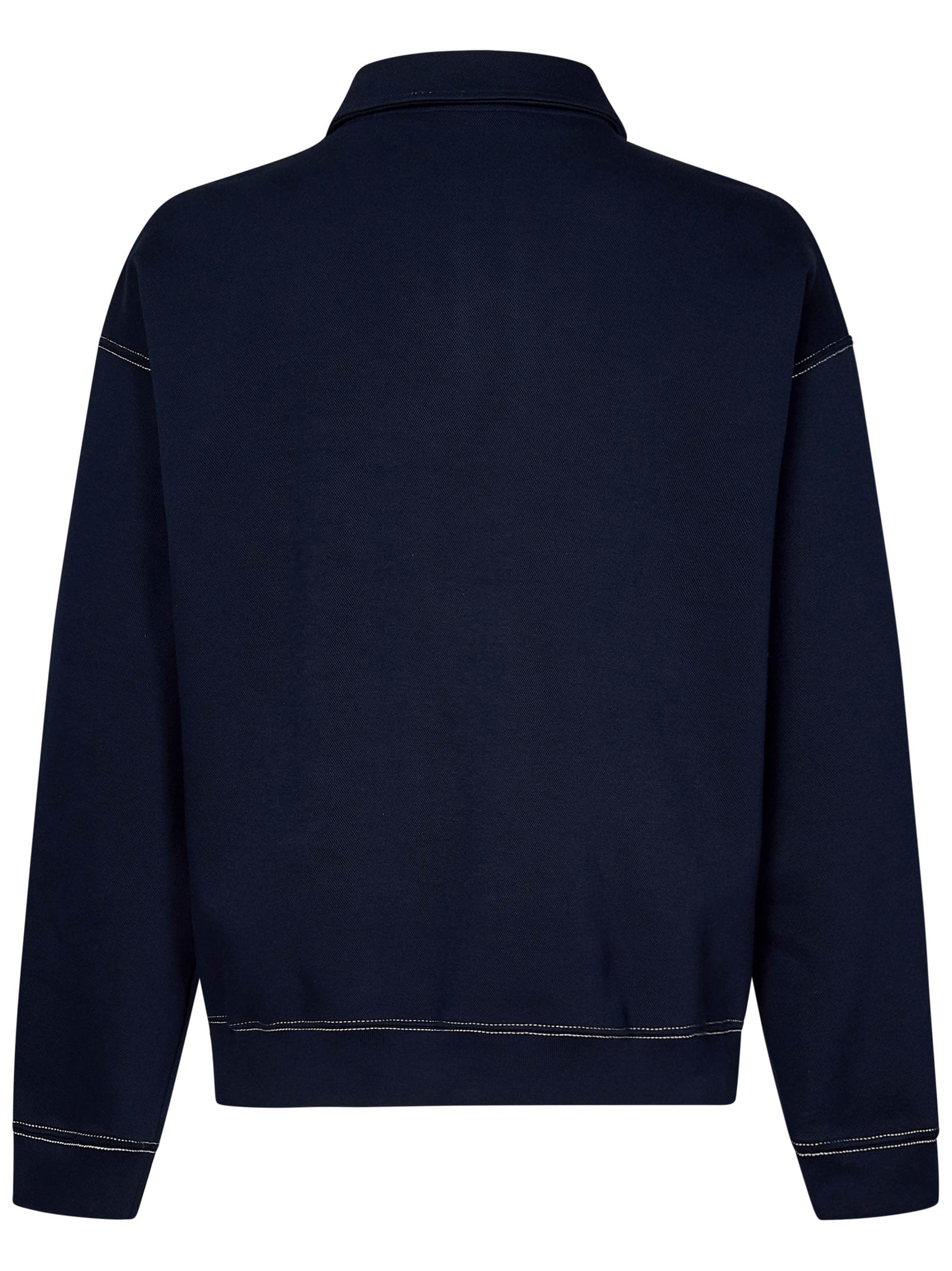 Shop Lacoste Sweatshirt In Blue