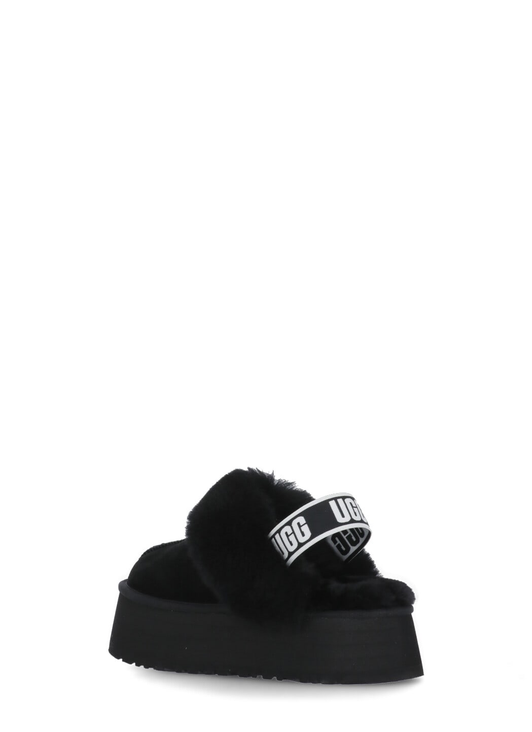 Ugg W Funkette Suede Slip-on Shoe In Black