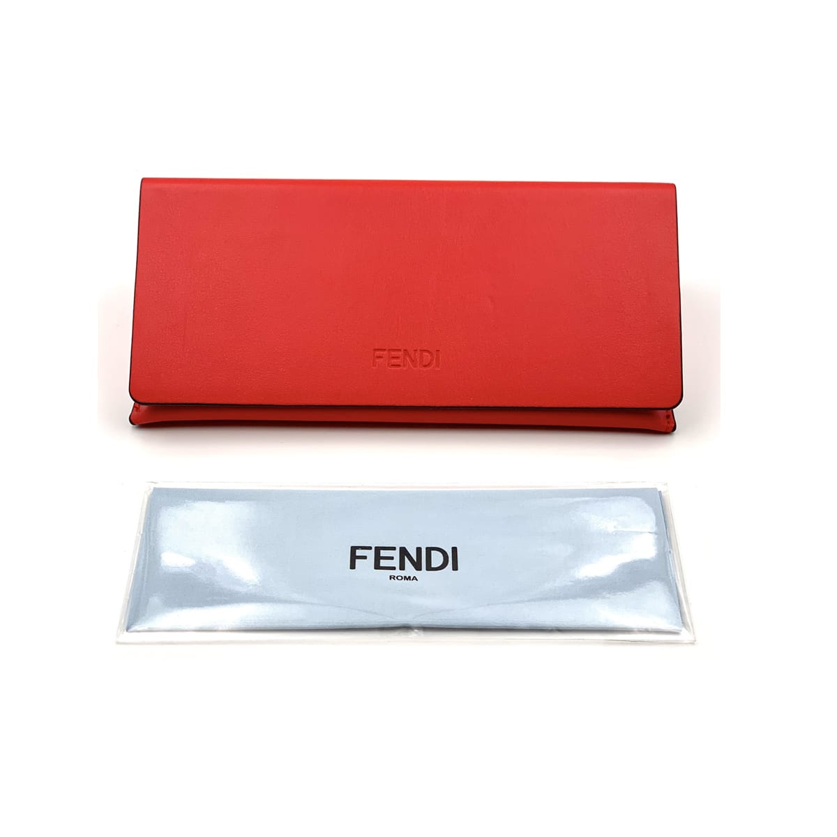 Shop Fendi Ff 0266/s Sunglasses In Rosso