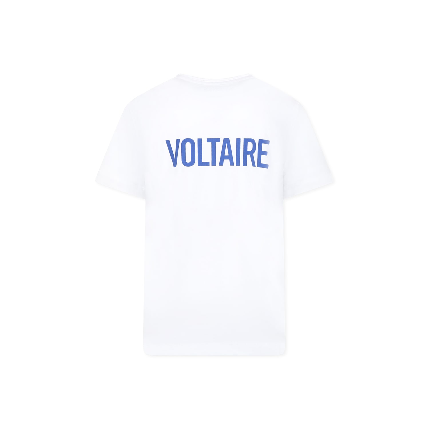 Zadig & Voltaire White T-shirt For Boy With Logo In White