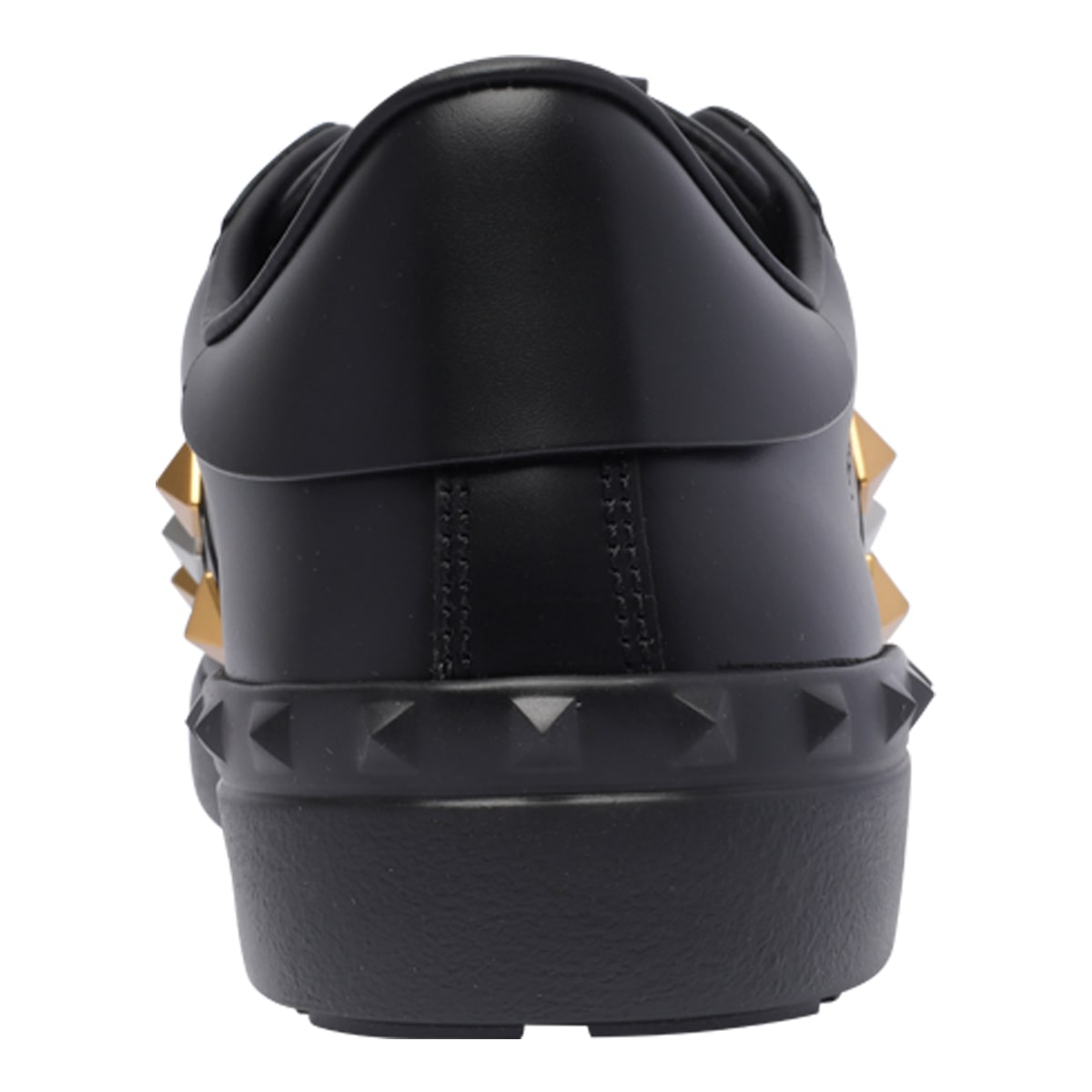 Valentino Garavani Men Rockstud Untitled Sneakers In Black