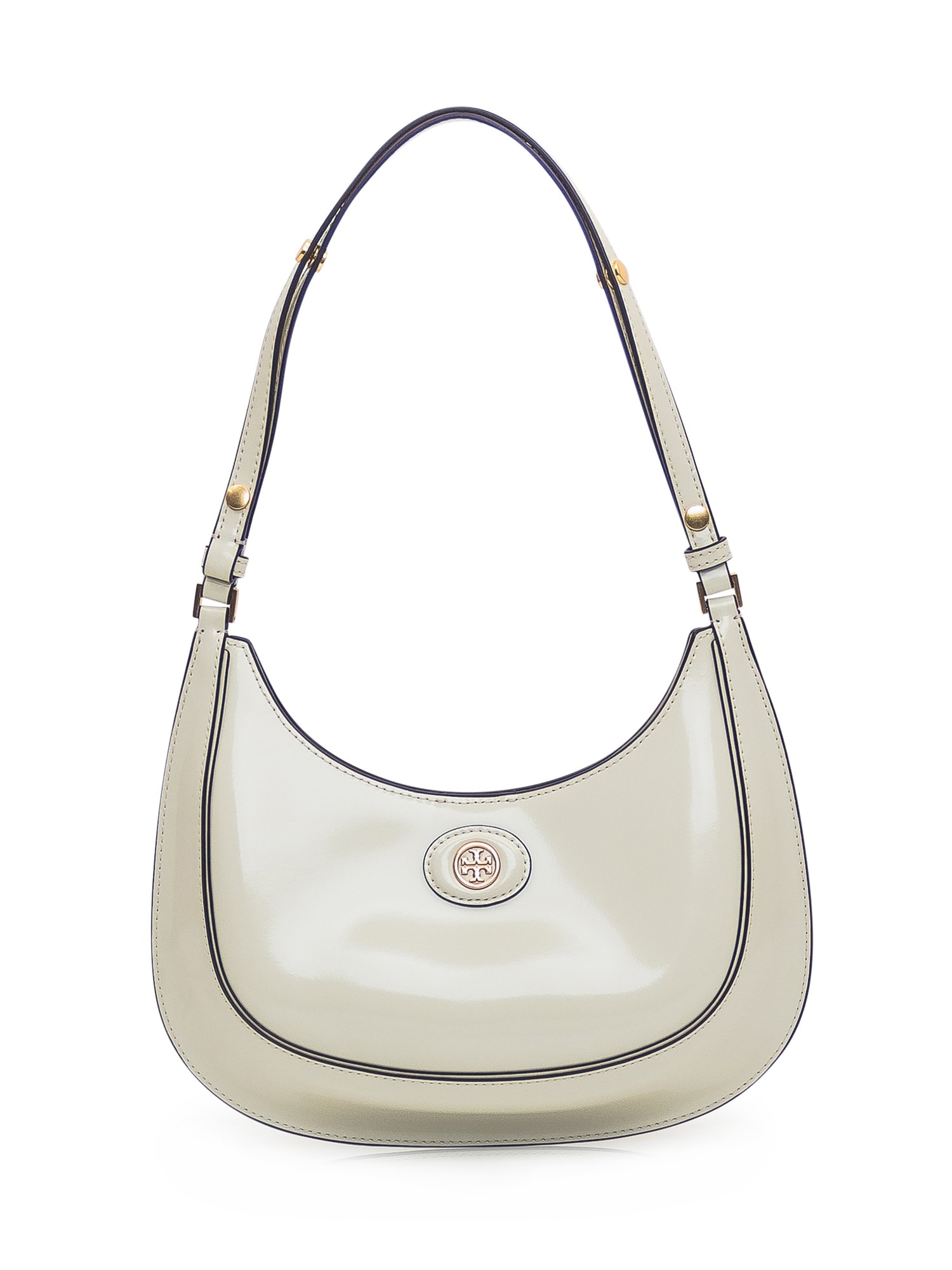 Shop Tory Burch Leather Robinson Bag In Shea Butter