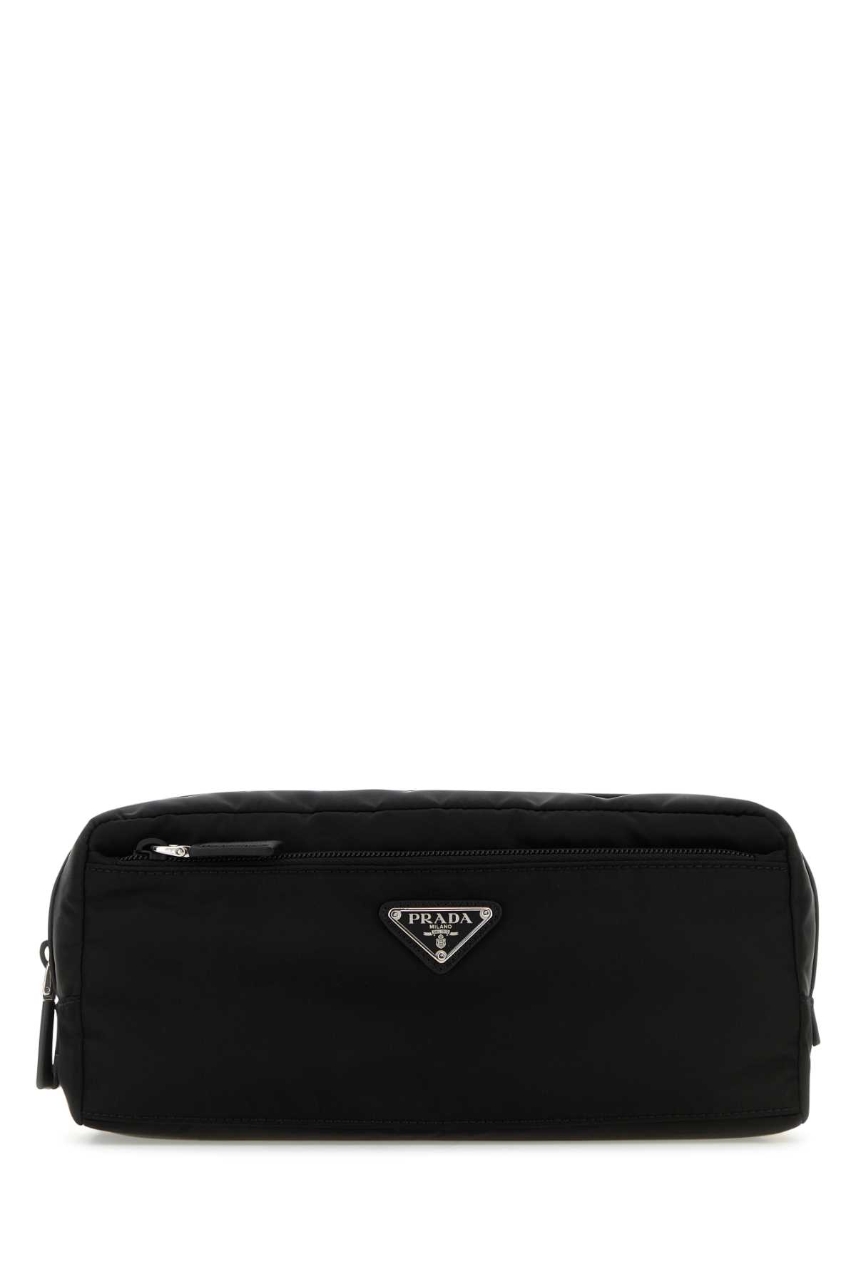 Shop Prada Black Re-nylon Beauty Case In F0002