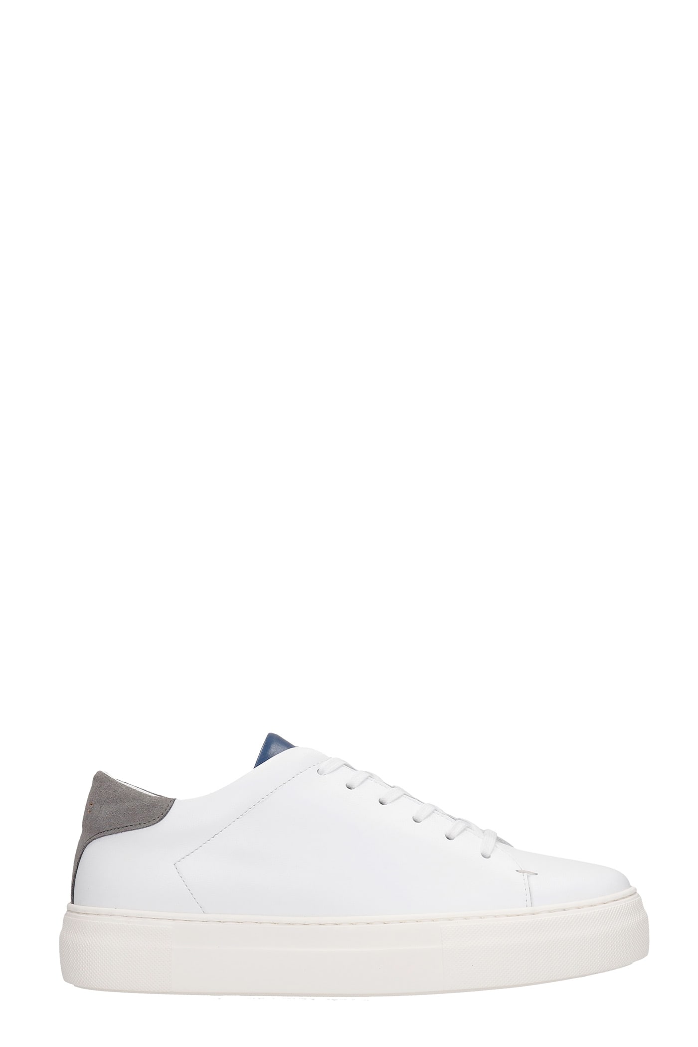 Low Brand Boat Sneakers In White Leather