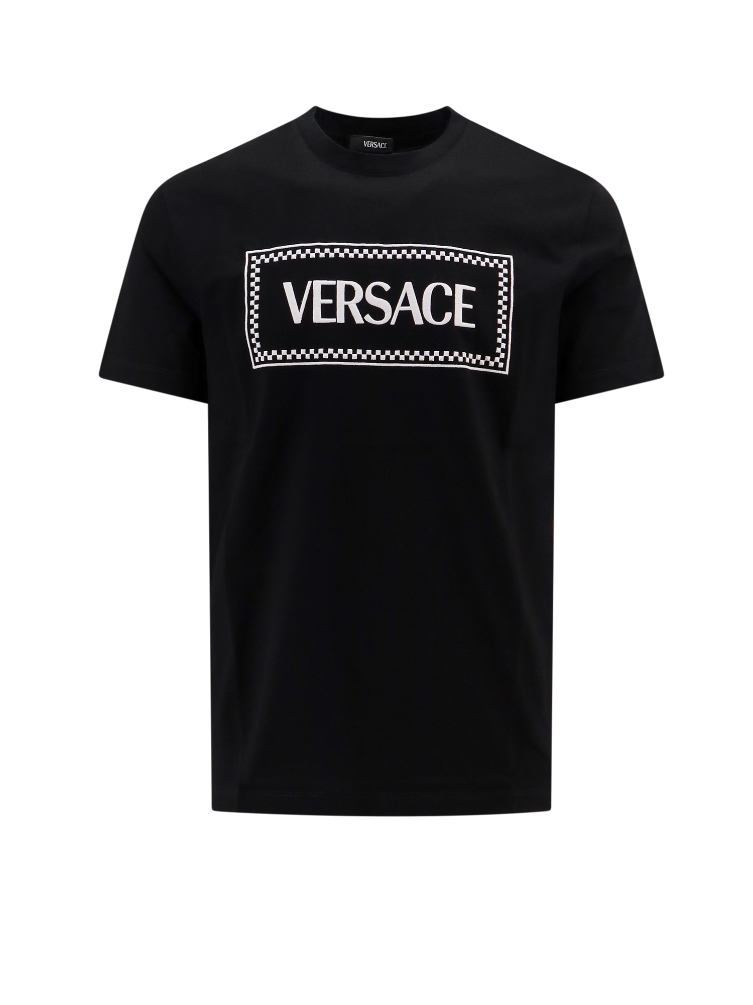 Shop Versace T-shirt In Black