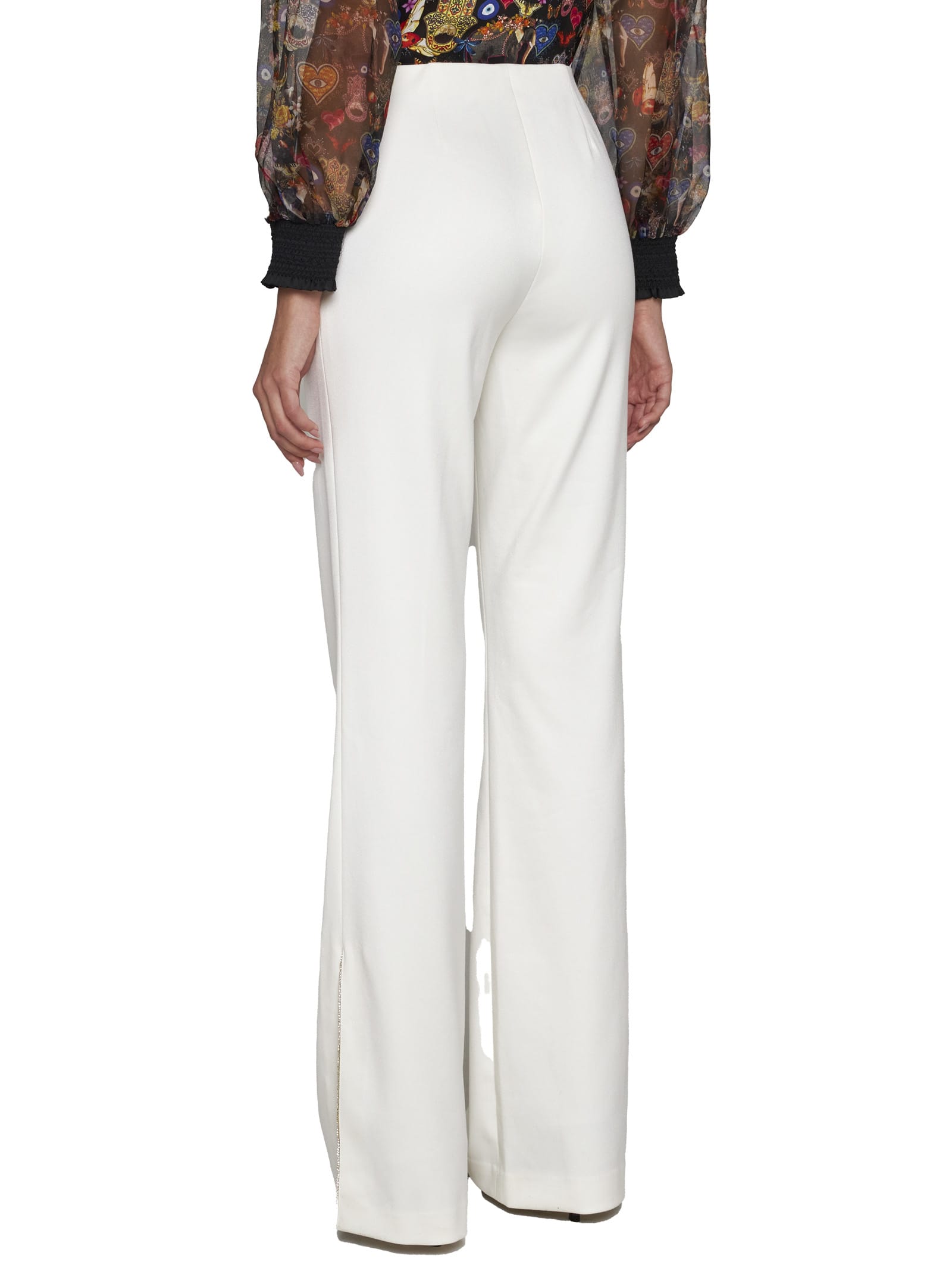 Shop Alice And Olivia Pants In Beige