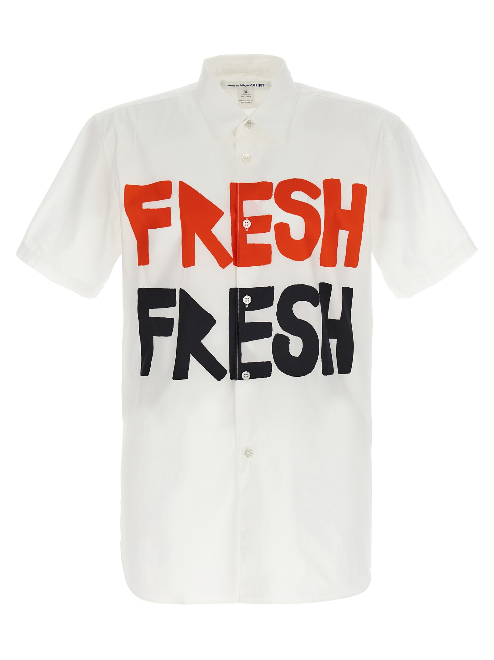 Shop Comme Des Garçons Shirt X Brett Westfall Fresh Shirt In White Print