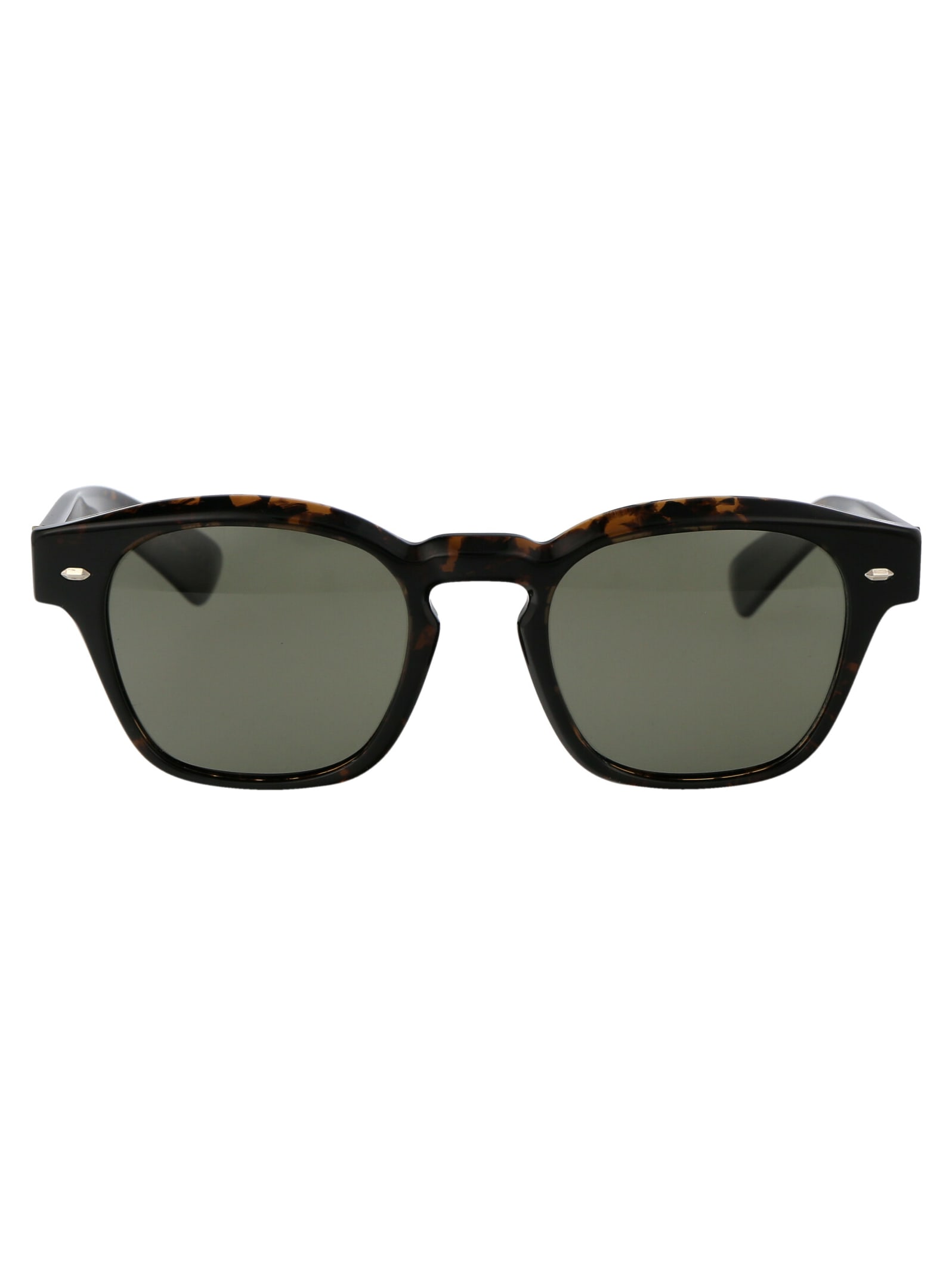 Shop Oliver Peoples Maysen Sunglasses In 1747p1 Walnut Tortoise