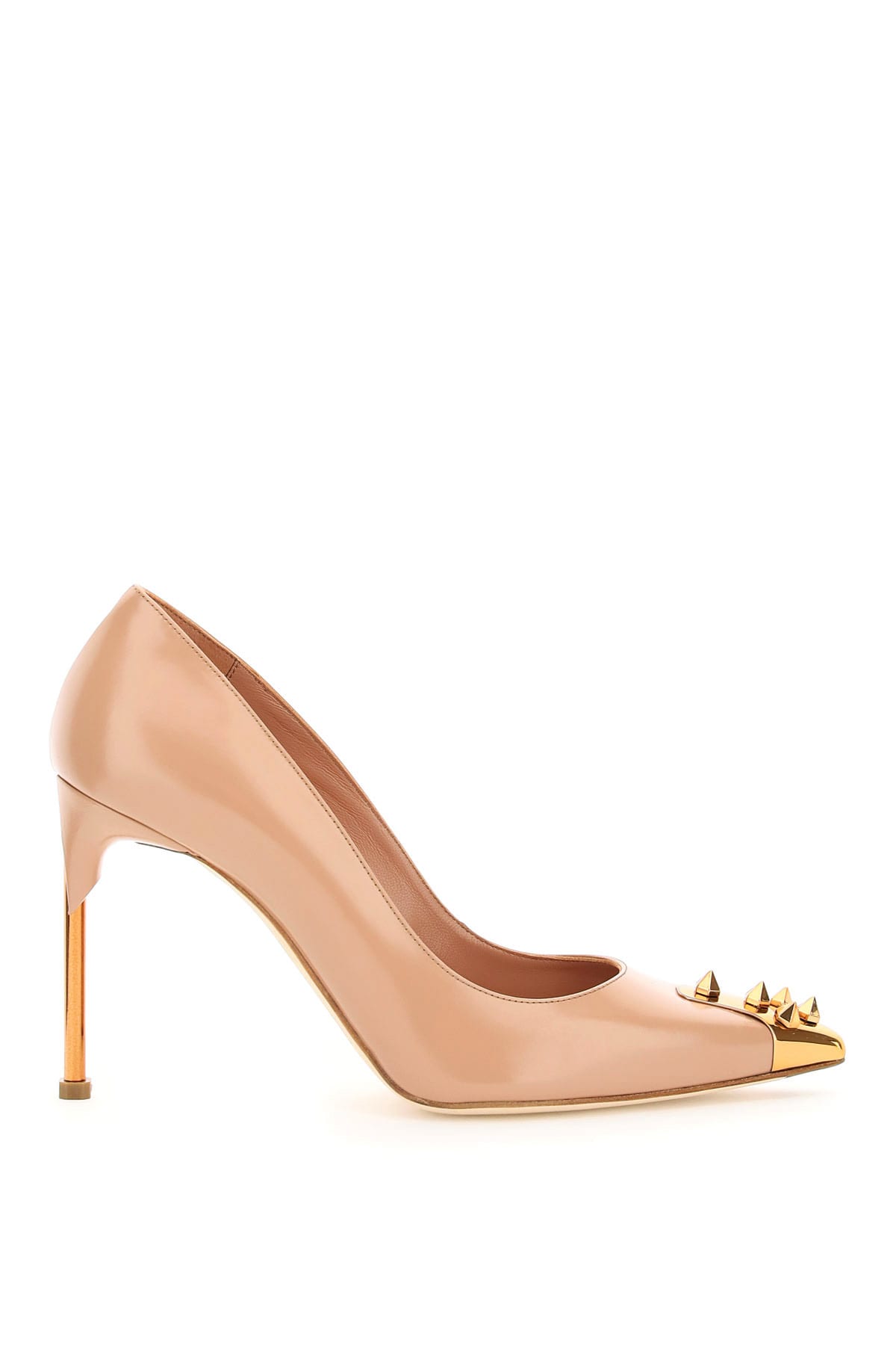 Buy Alexander McQueen Leather Pumps With Studs online, shop Alexander McQueen shoes with free shipping