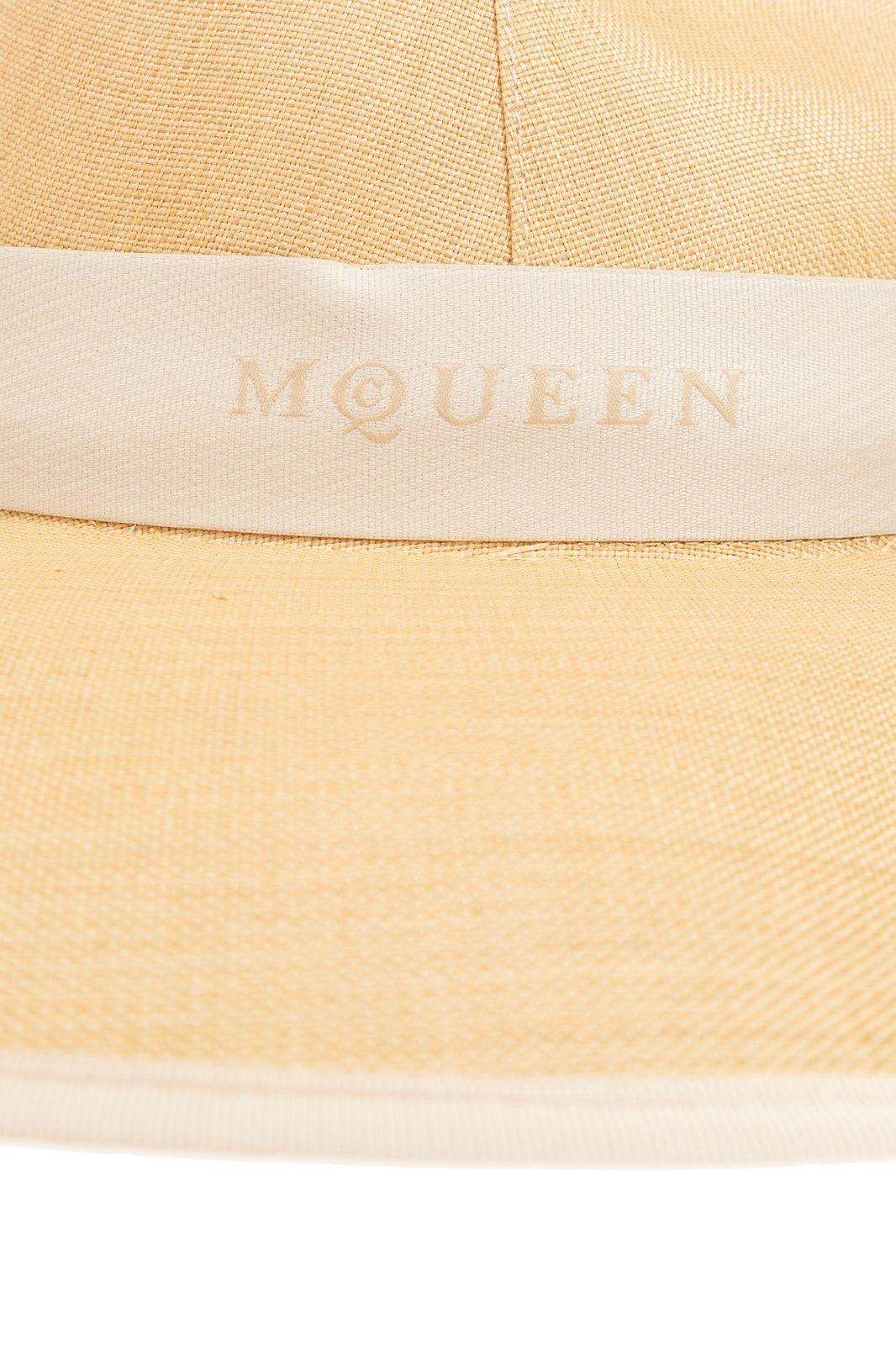 Alexander Mcqueen Bow-detailed Wide Brim Trilby
