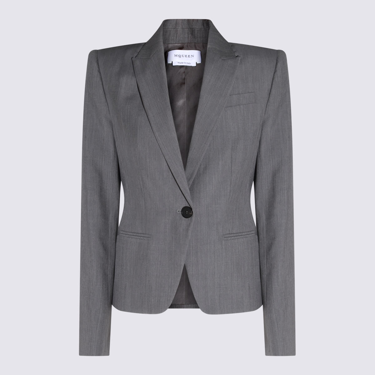 Grey Wool Blazer