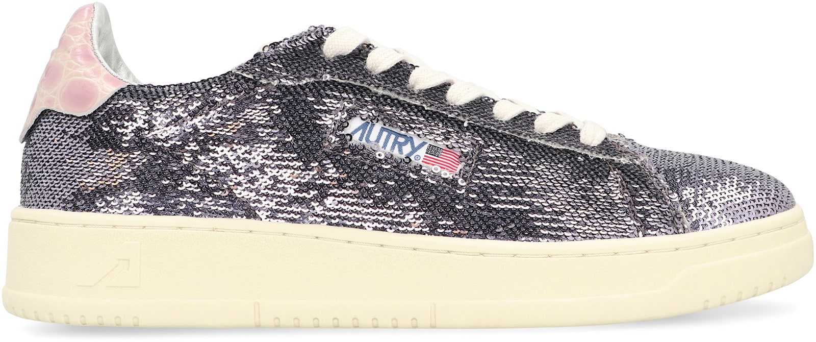 Autry "dallas Low Sparkling" Sneaker In Multi