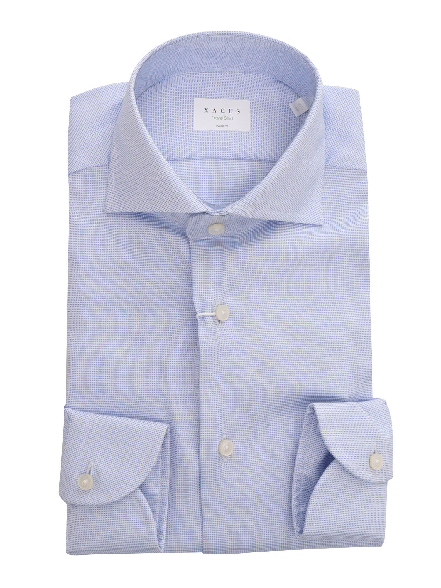 Xacus Cotton Tailor Fit 'active' Shirt In Multicolor