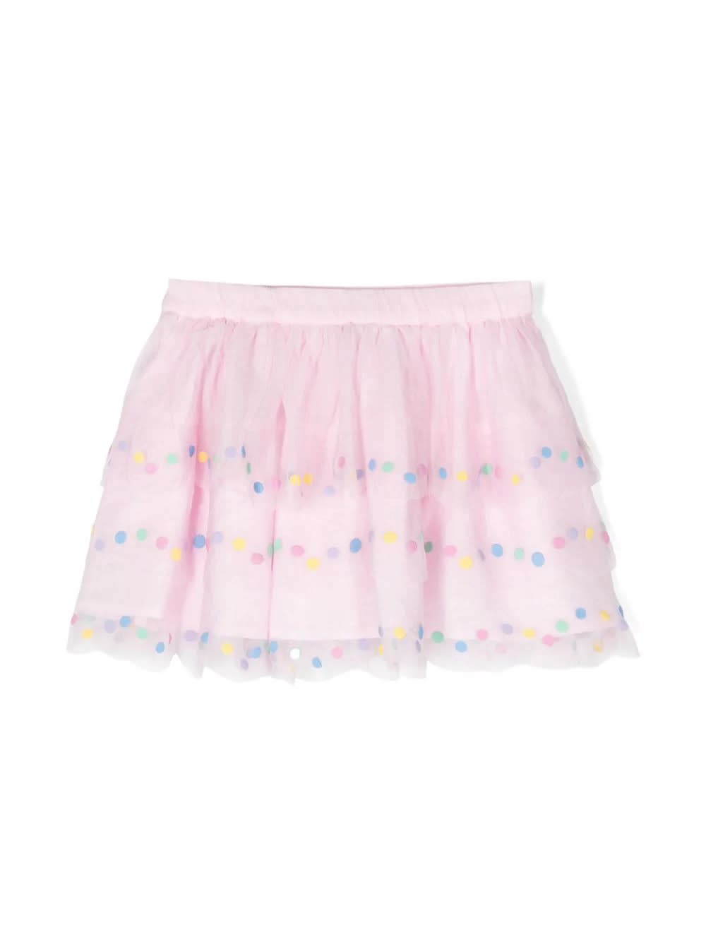 Shop Stella Mccartney Confetti Dot Tutu Skirt In Pink Wisteria