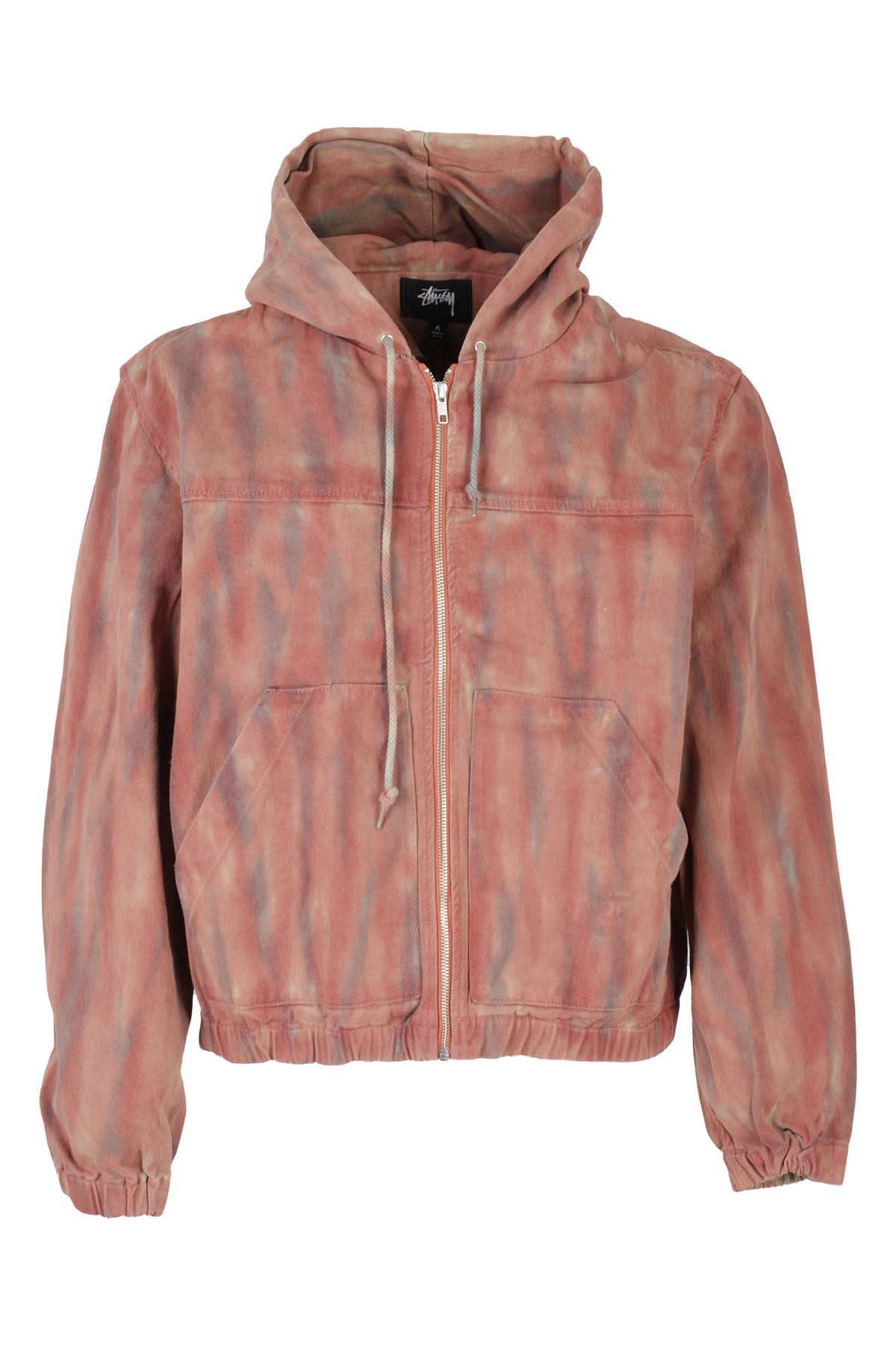 Shop Stussy Jacket In Rust