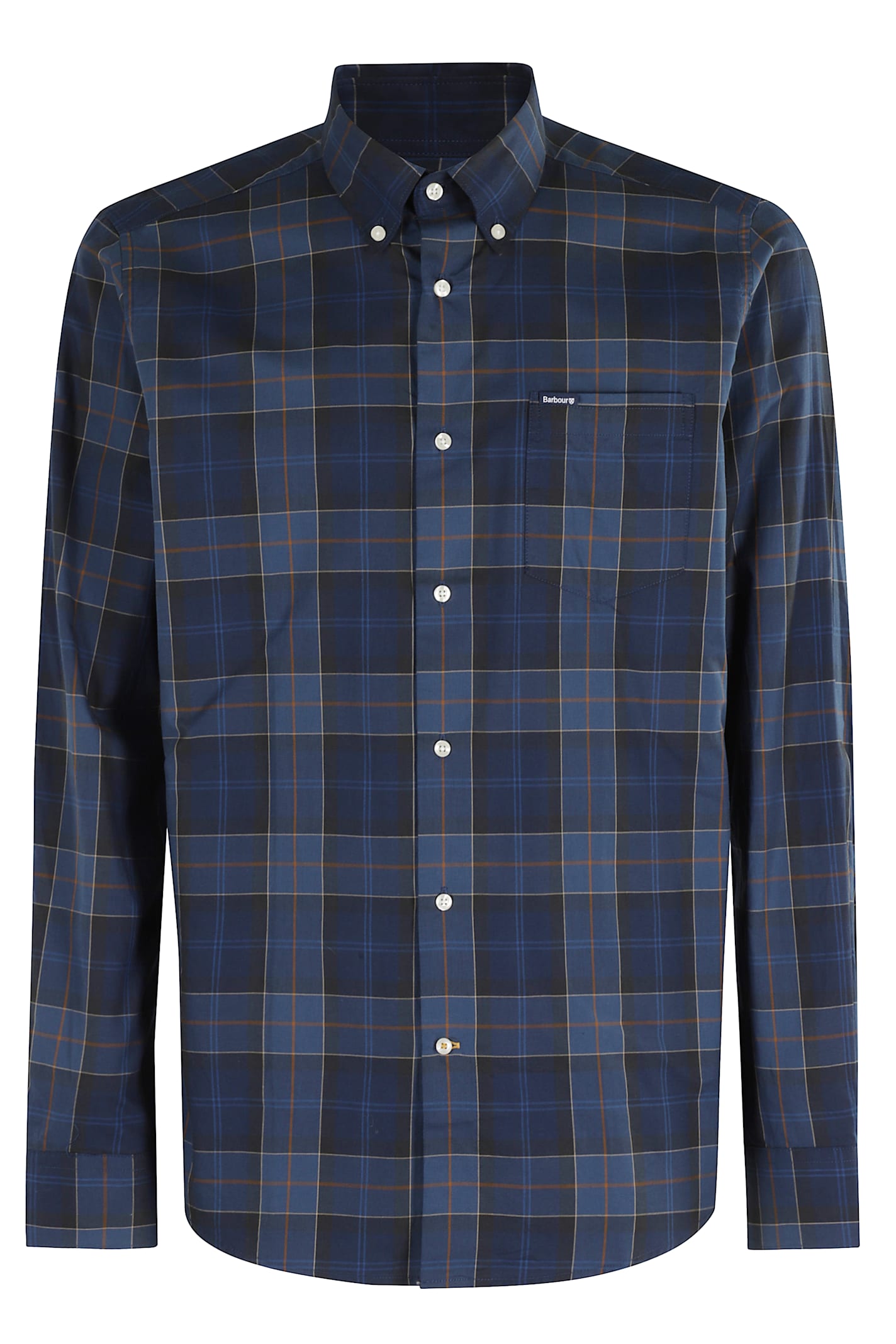 Barbour Wetherham Checked Shirt In Blue
